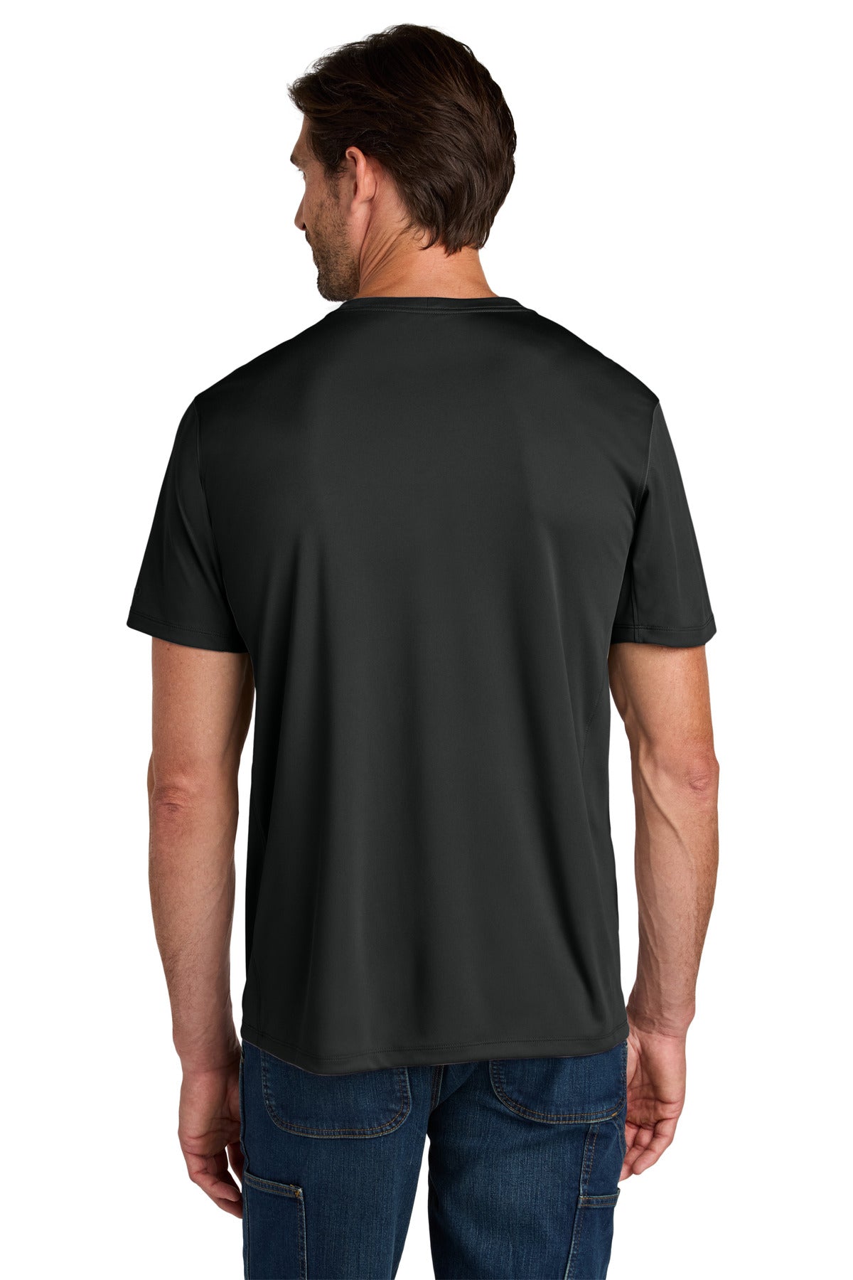 Custom Embroidered Carhartt Force Sun Defender Short Sleeve T-Shirt CT106868,Black