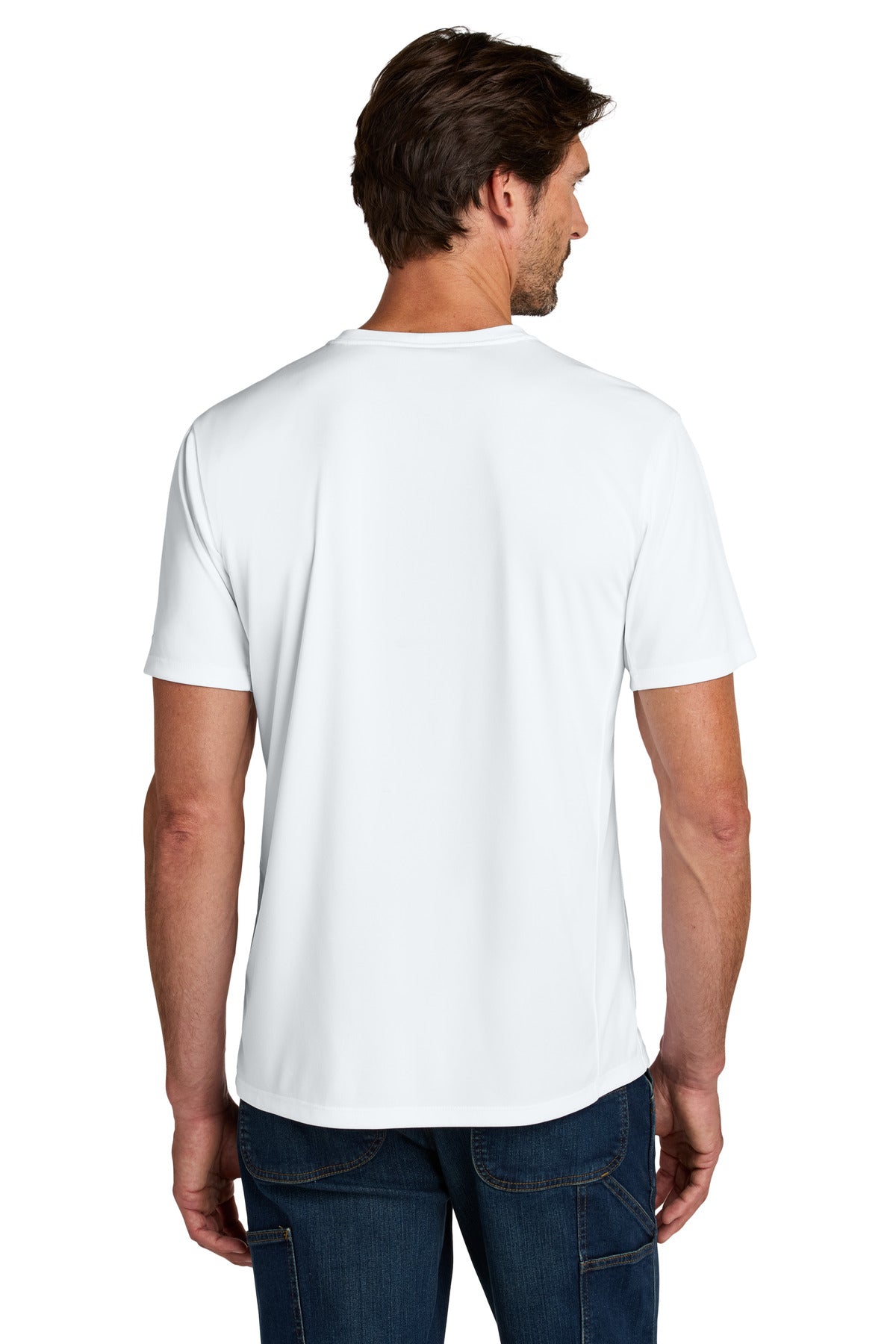 Custom Embroidered Carhartt Force Sun Defender Short Sleeve T-Shirt CT106868,White