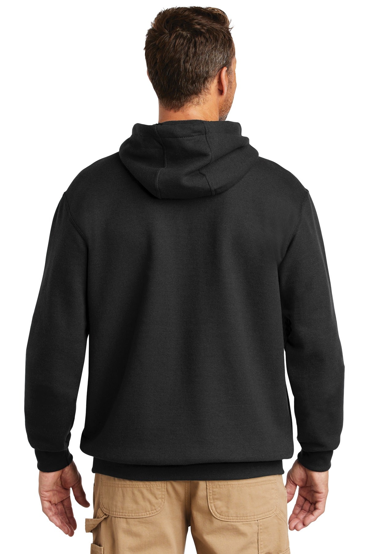 Custom Embroidered Carhartt Midweight Hooded Sweatshirt. CTK121,Black
