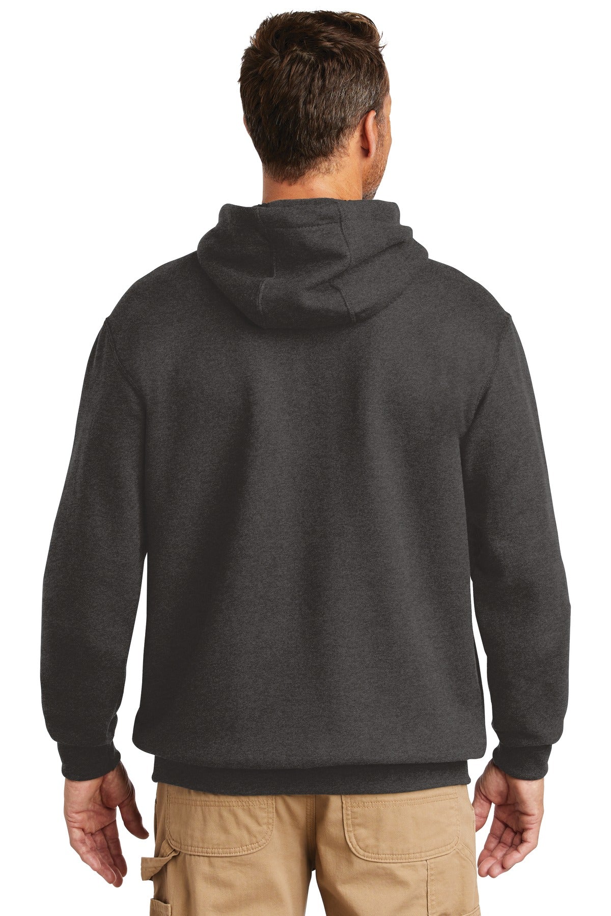 Custom Embroidered Carhartt Midweight Hooded Sweatshirt. CTK121,Carbon Heather
