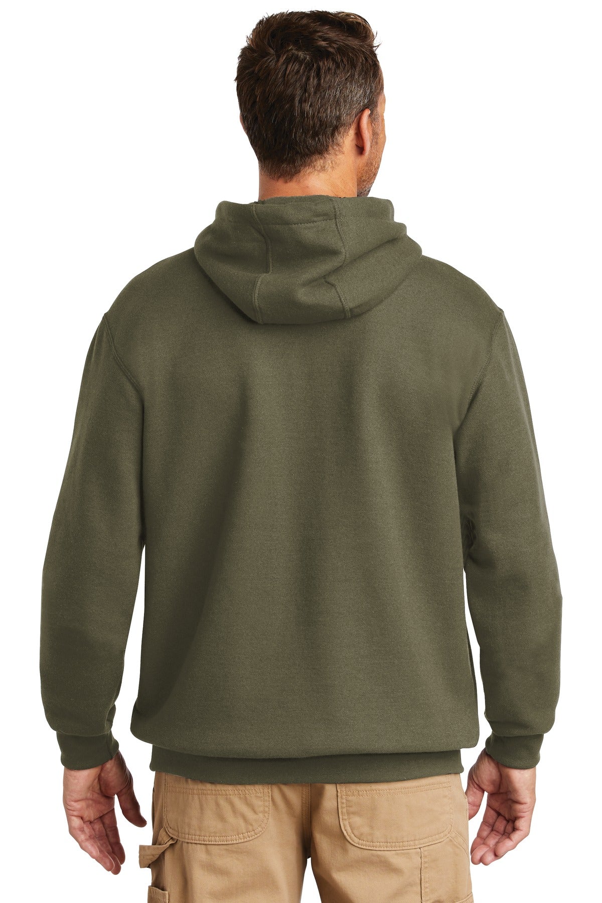 Custom Embroidered Carhartt Midweight Hooded Sweatshirt. CTK121,Moss