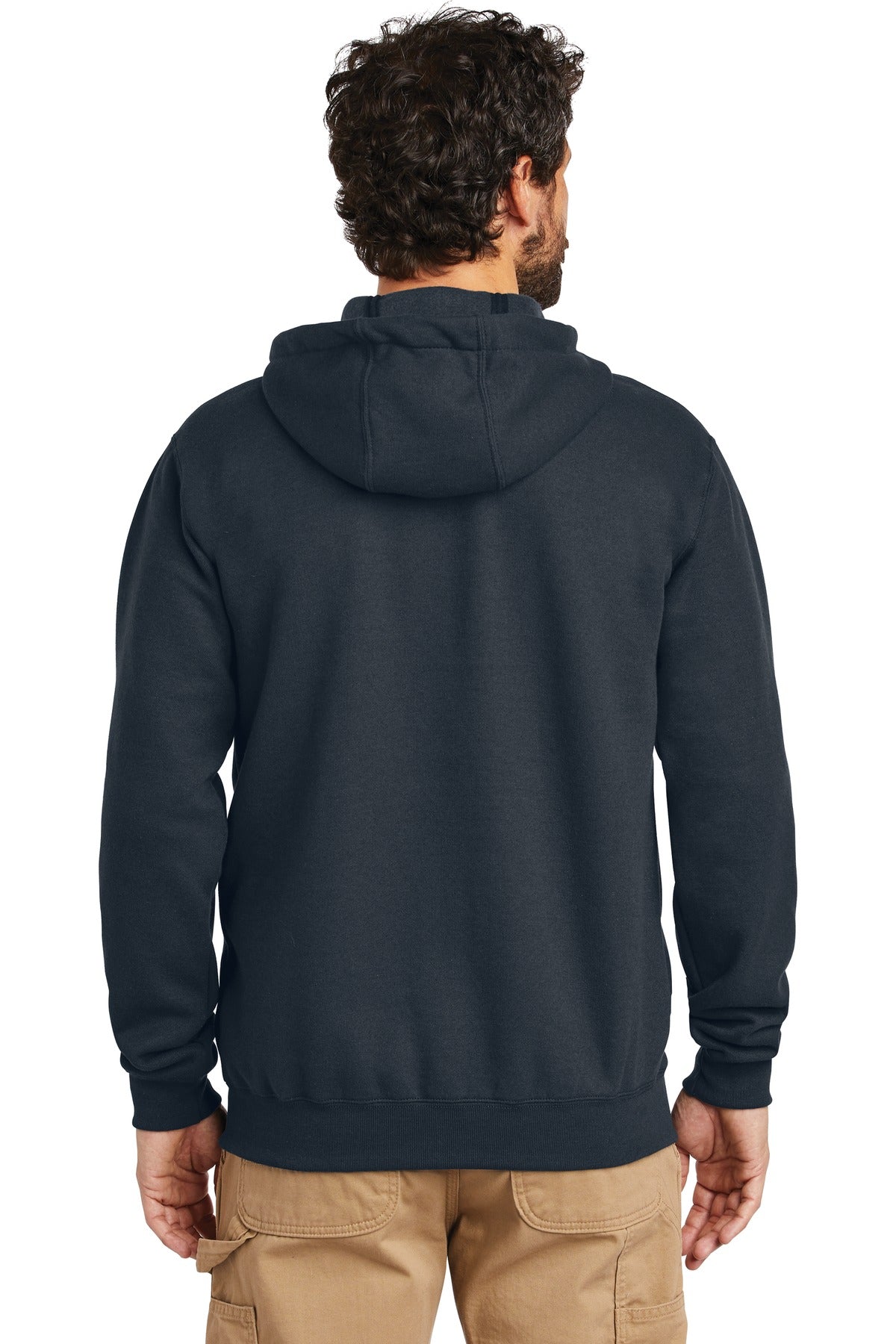 Custom Embroidered Carhartt Midweight Hooded Zip-Front Sweatshirt. CTK122,New Navy