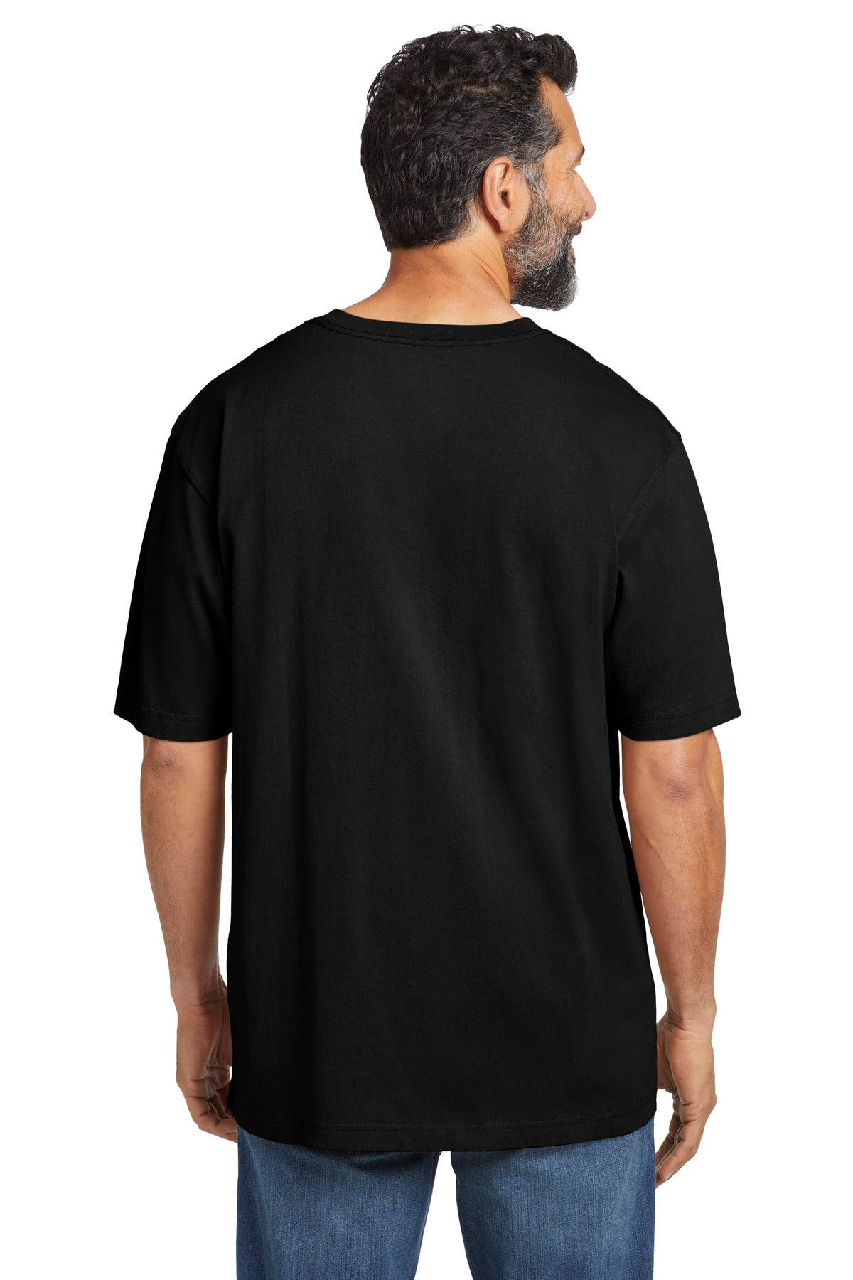 Custom Embroidered Carhartt Workwear Pocket Short Sleeve T-Shirt. CTK87,Black