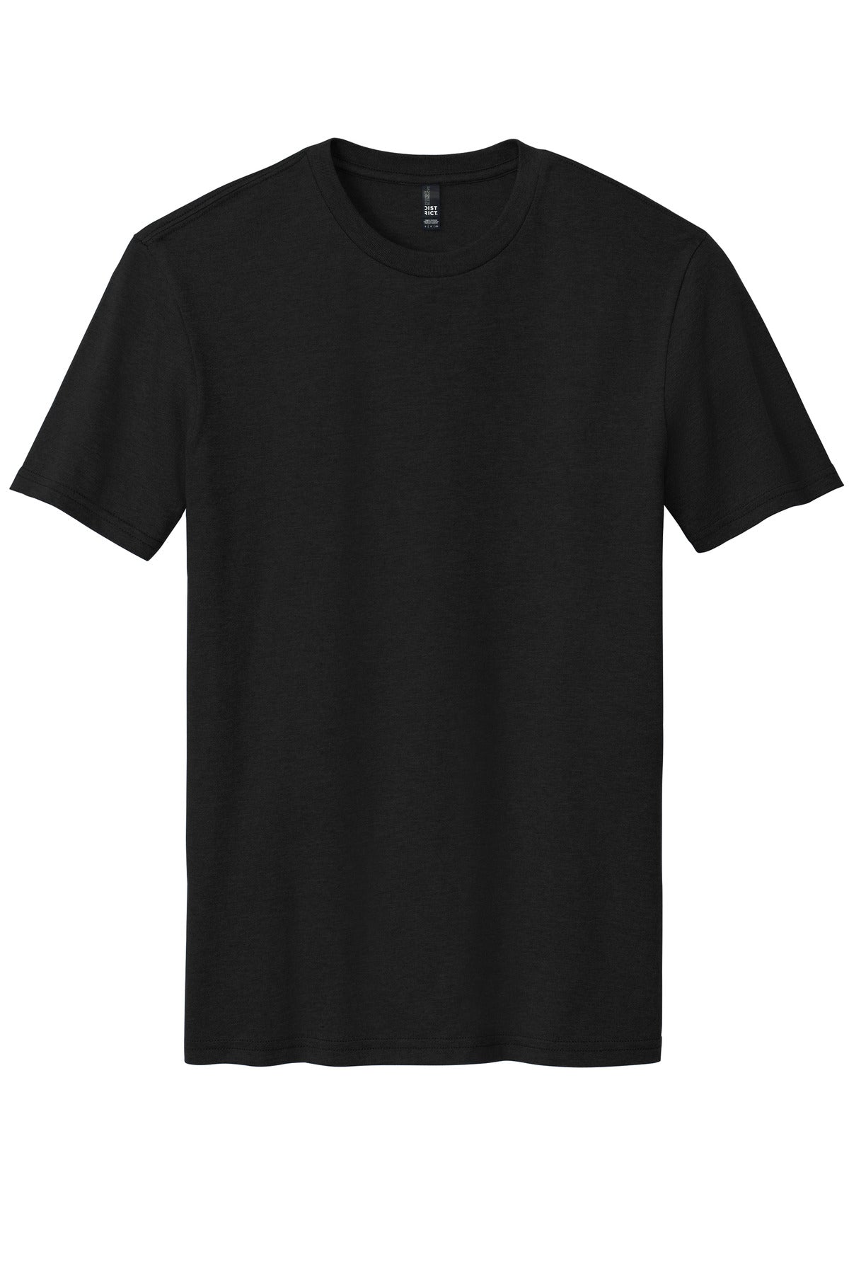 District Perfect Blend CVC Tee. DM108 Black