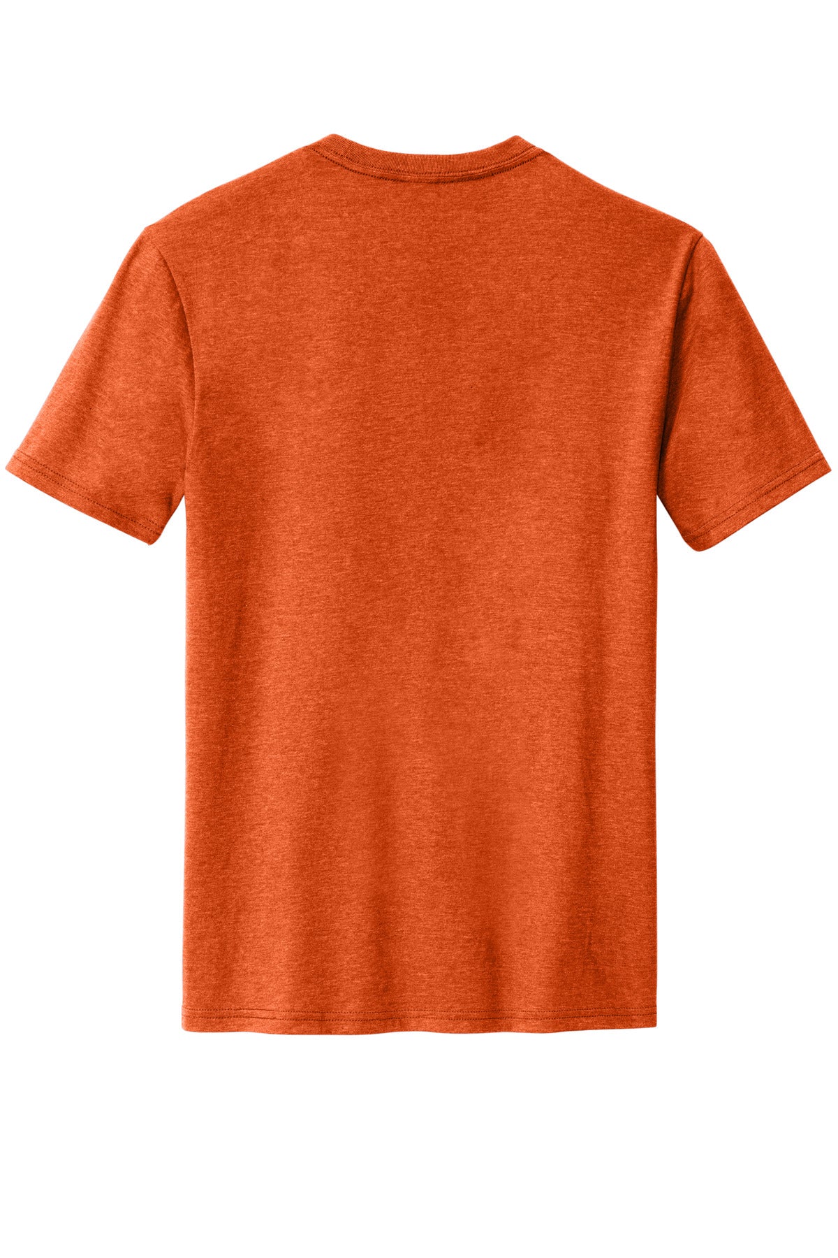 District Perfect Blend CVC Tee. DM108 Deep Orange Heather