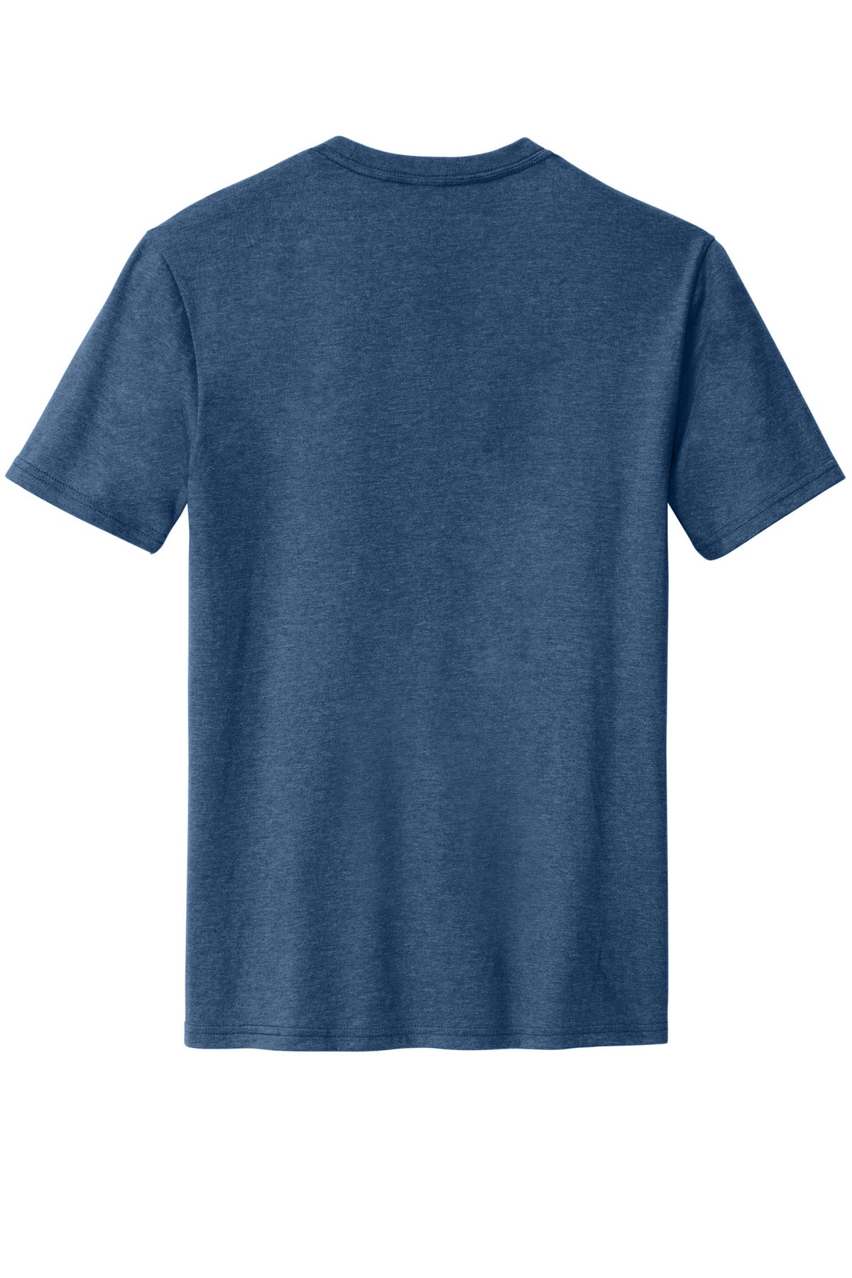 District Perfect Blend CVC Tee. DM108 Deep Royal Fleck