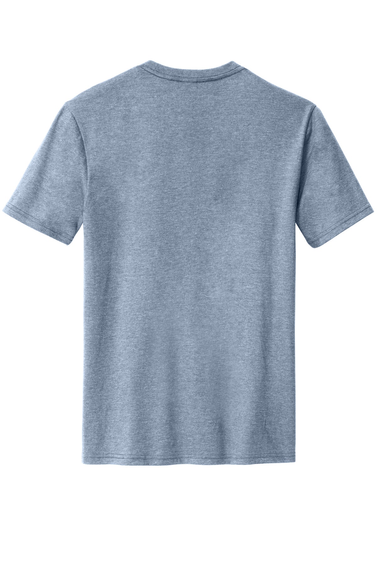 District Perfect Blend CVC Tee. DM108 Flint Blue Heather