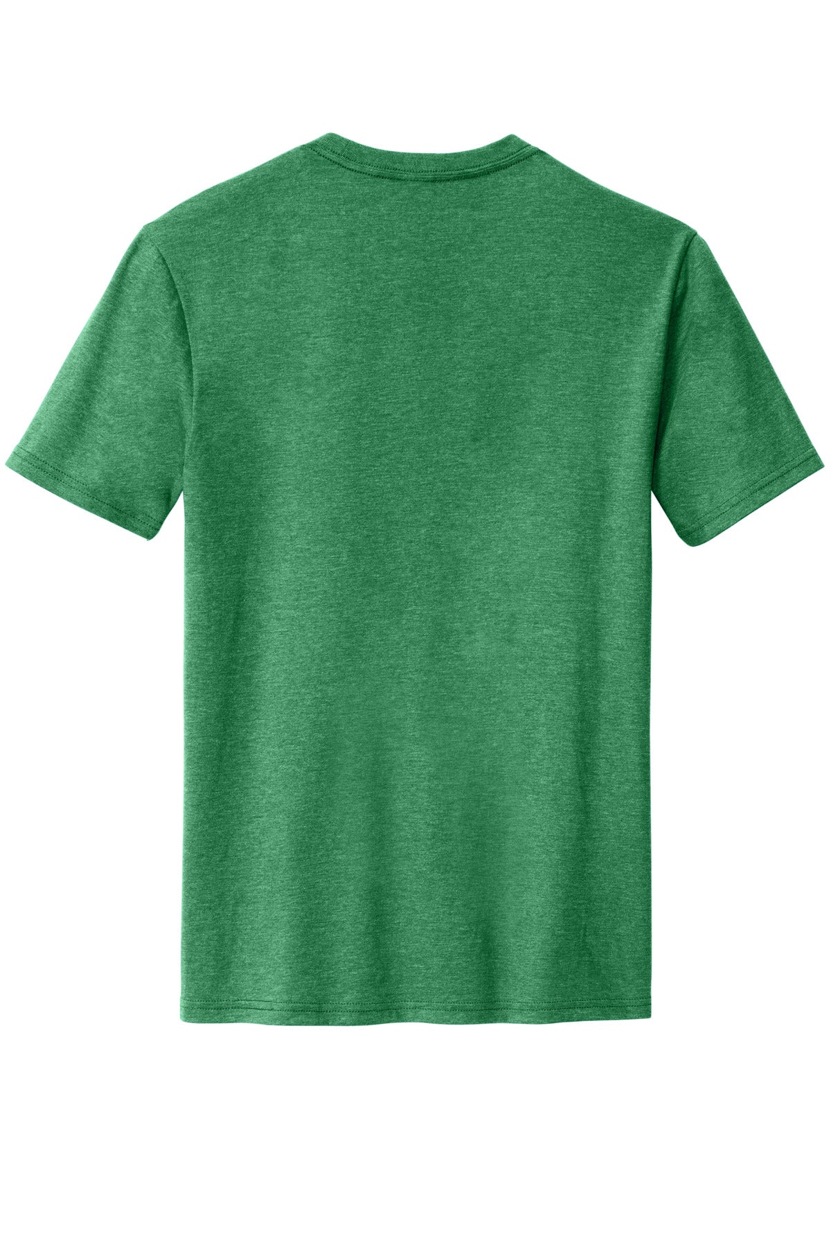 District Perfect Blend CVC Tee. DM108 Heathered Kelly Green