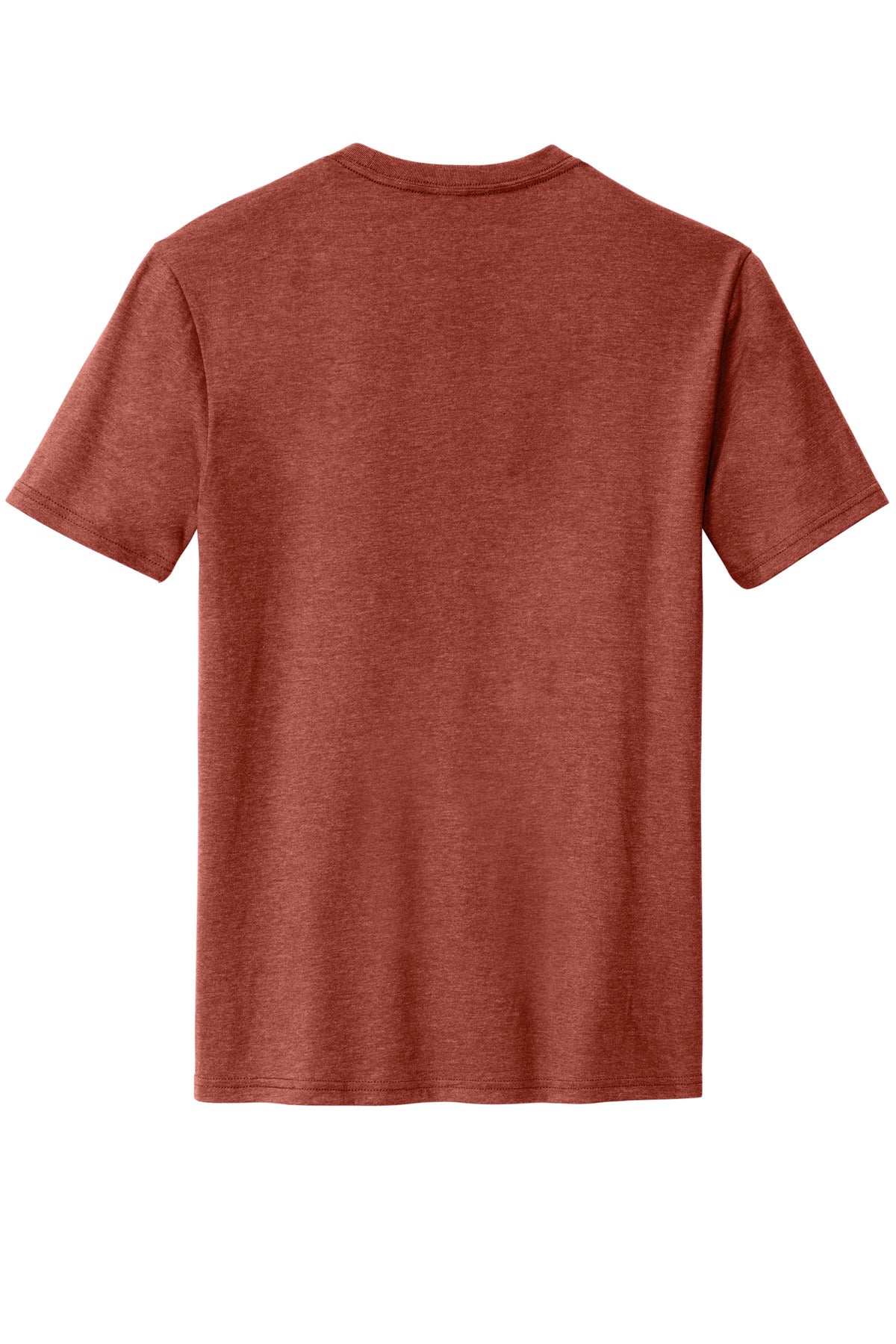 District Perfect Blend CVC Tee. DM108 Heathered Russet