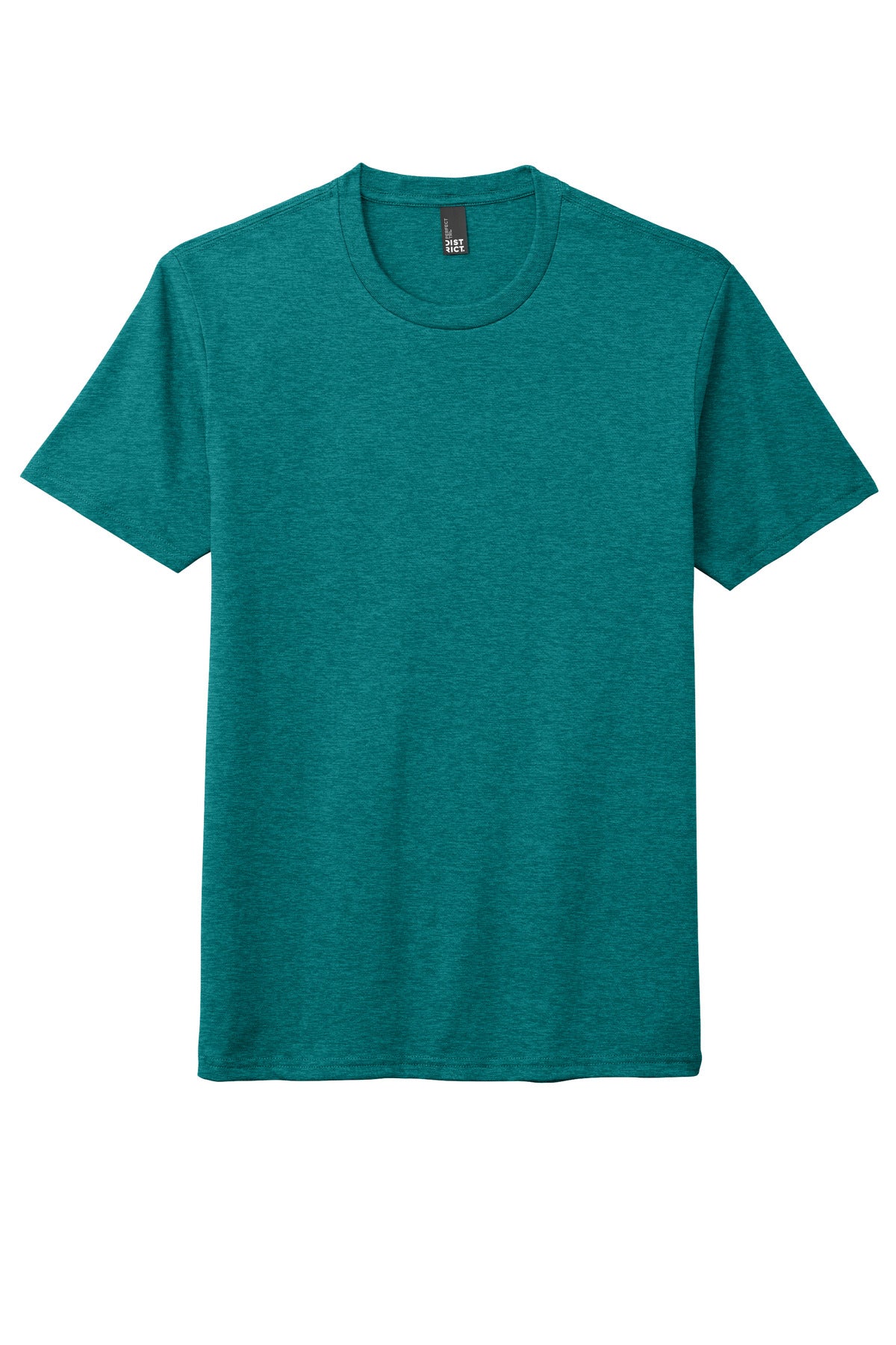District Perfect Tri DTG TeeDM130DTG Heathered Teal