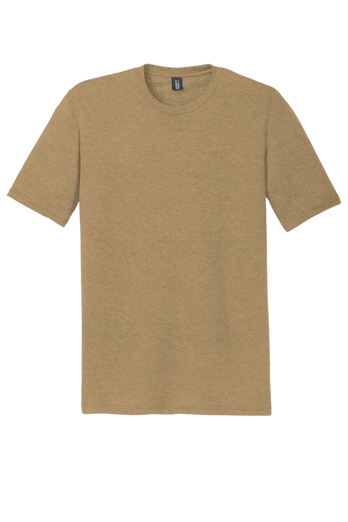 District Perfect TriTee. DM130 Coyote Brown Heather