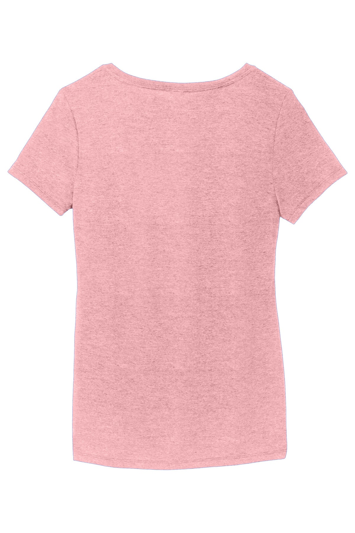 District Women's Perfect Tri V-Neck Tee. DM1350L Wisteria Heather