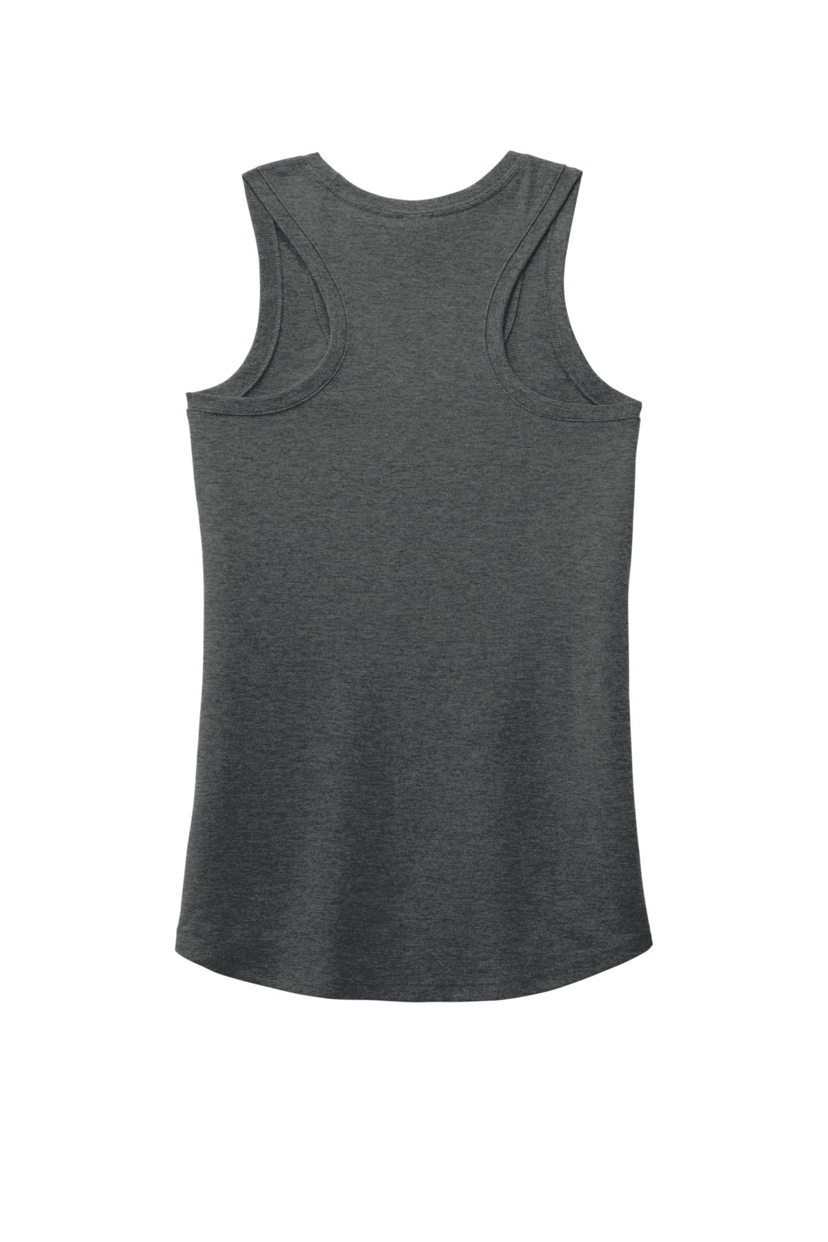 District Women's Perfect Tri Racerback Tank. DM138L Black Frost