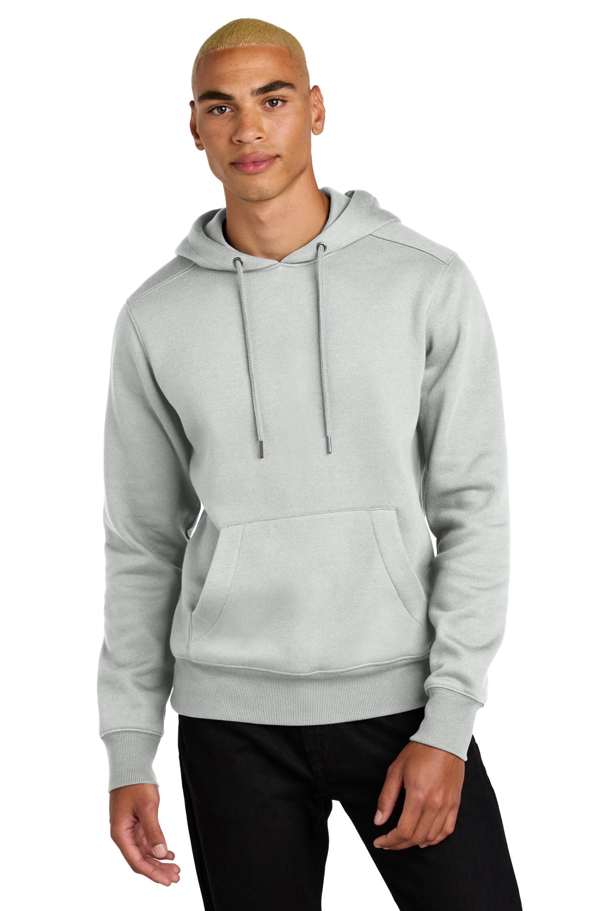 District Perfect Weight Fleece Hoodie DT1101 Ash