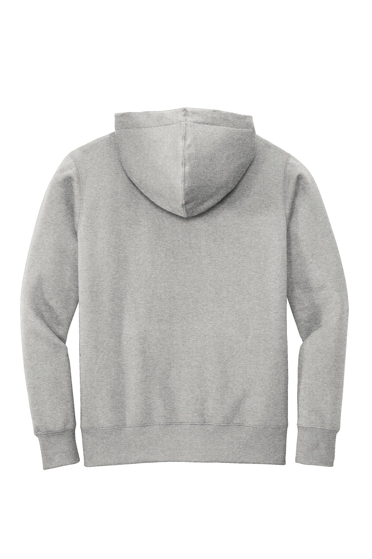 District Perfect Weight Fleece Hoodie DT1101 Heathered Steel
