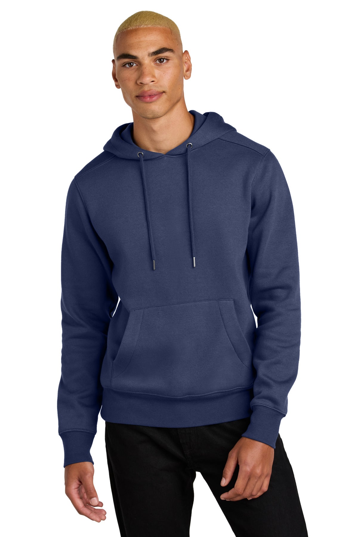 District Perfect Weight Fleece Hoodie DT1101 Tanzanite