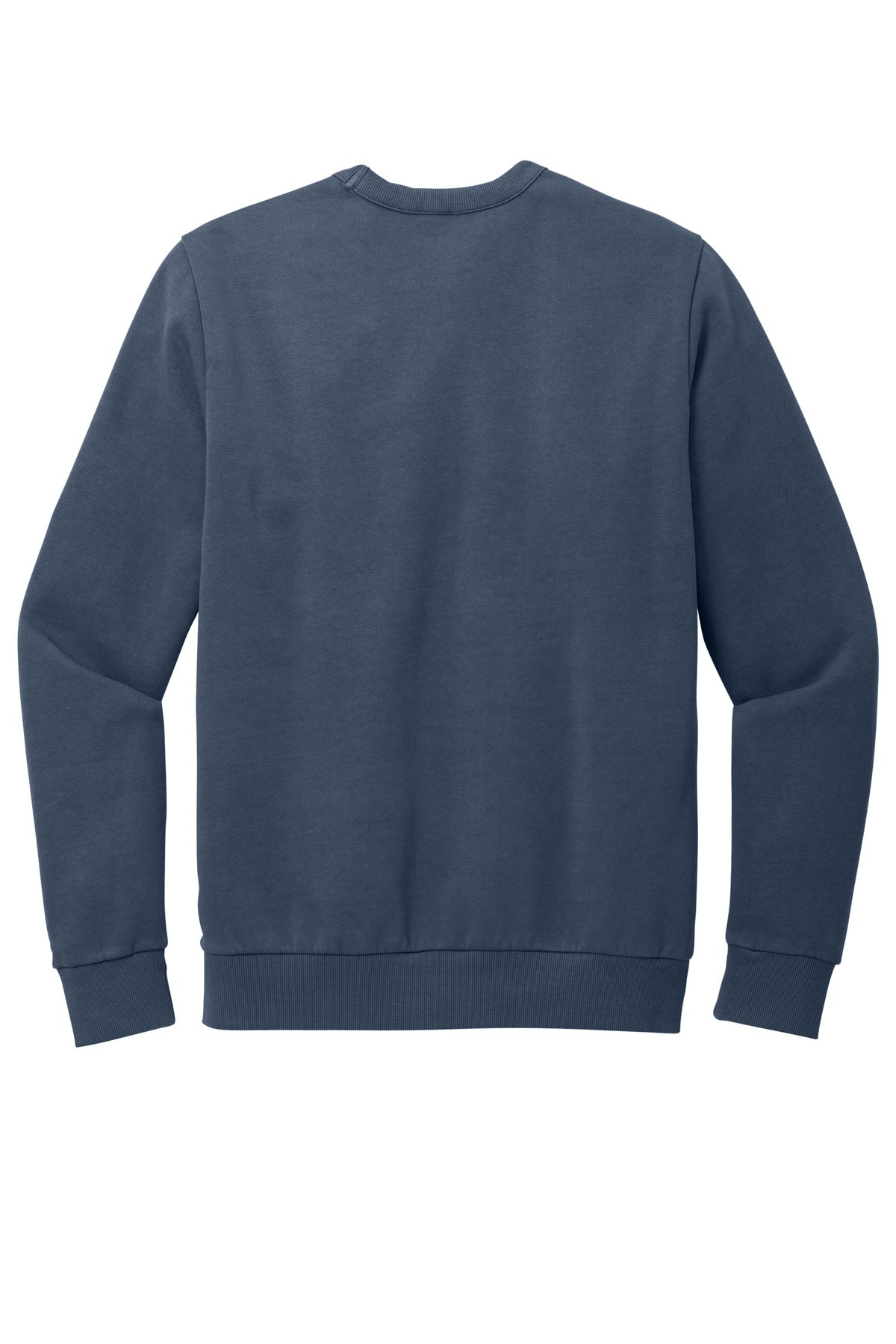 Custom Embroidered District Sweatshirts in True Navy