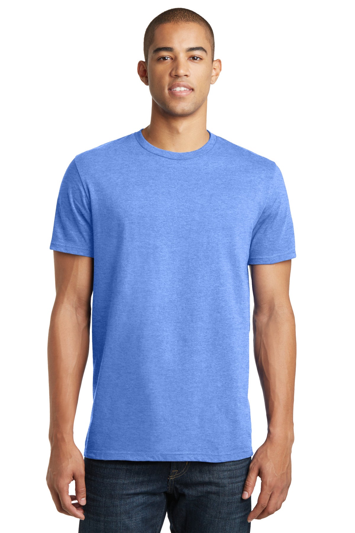 District The Concert Tee DT5000 Heathered Royal