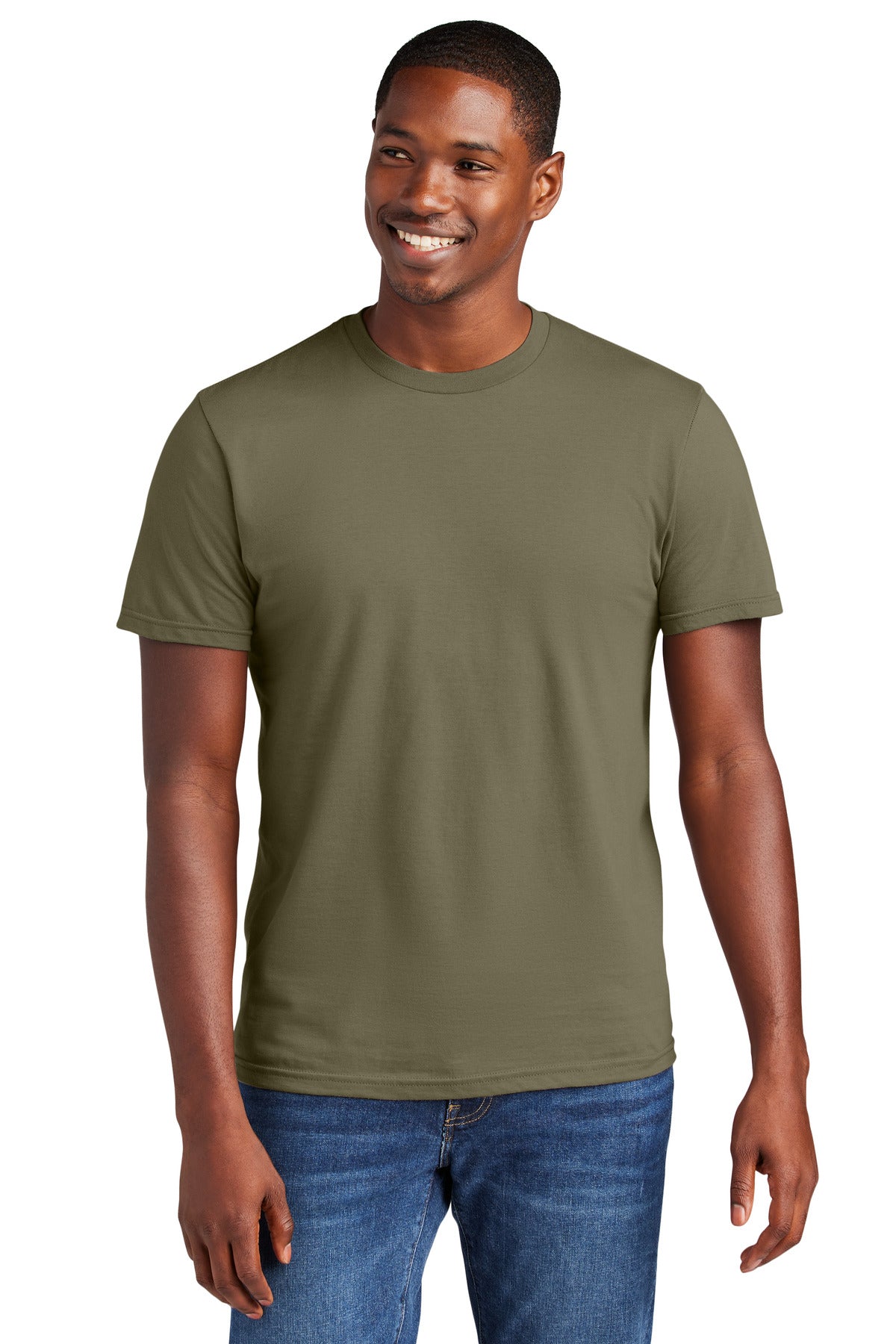 District Very Important Tee. DT6000 Coyote Brown