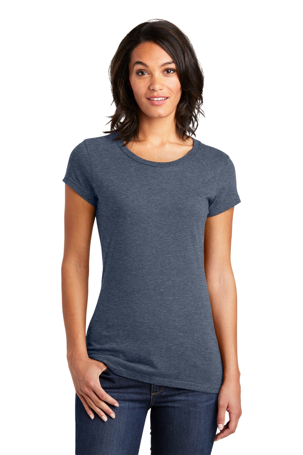 District Women's Fitted Very Important Tee. DT6001