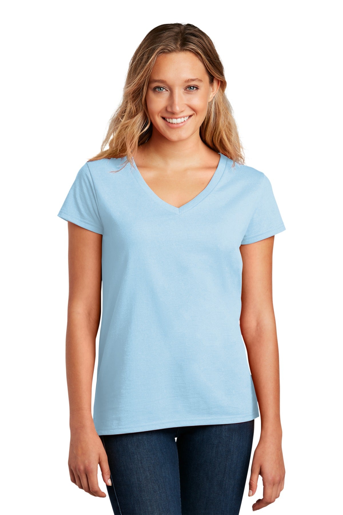 District Women's Re-Tee V-Neck DT8001