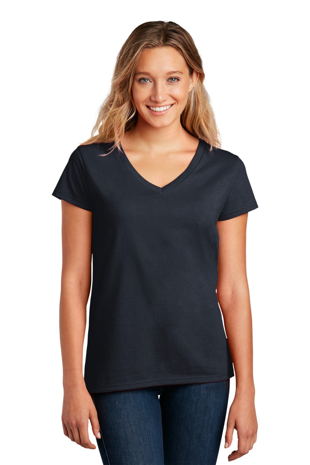 District Women's Re-Tee V-Neck DT8001