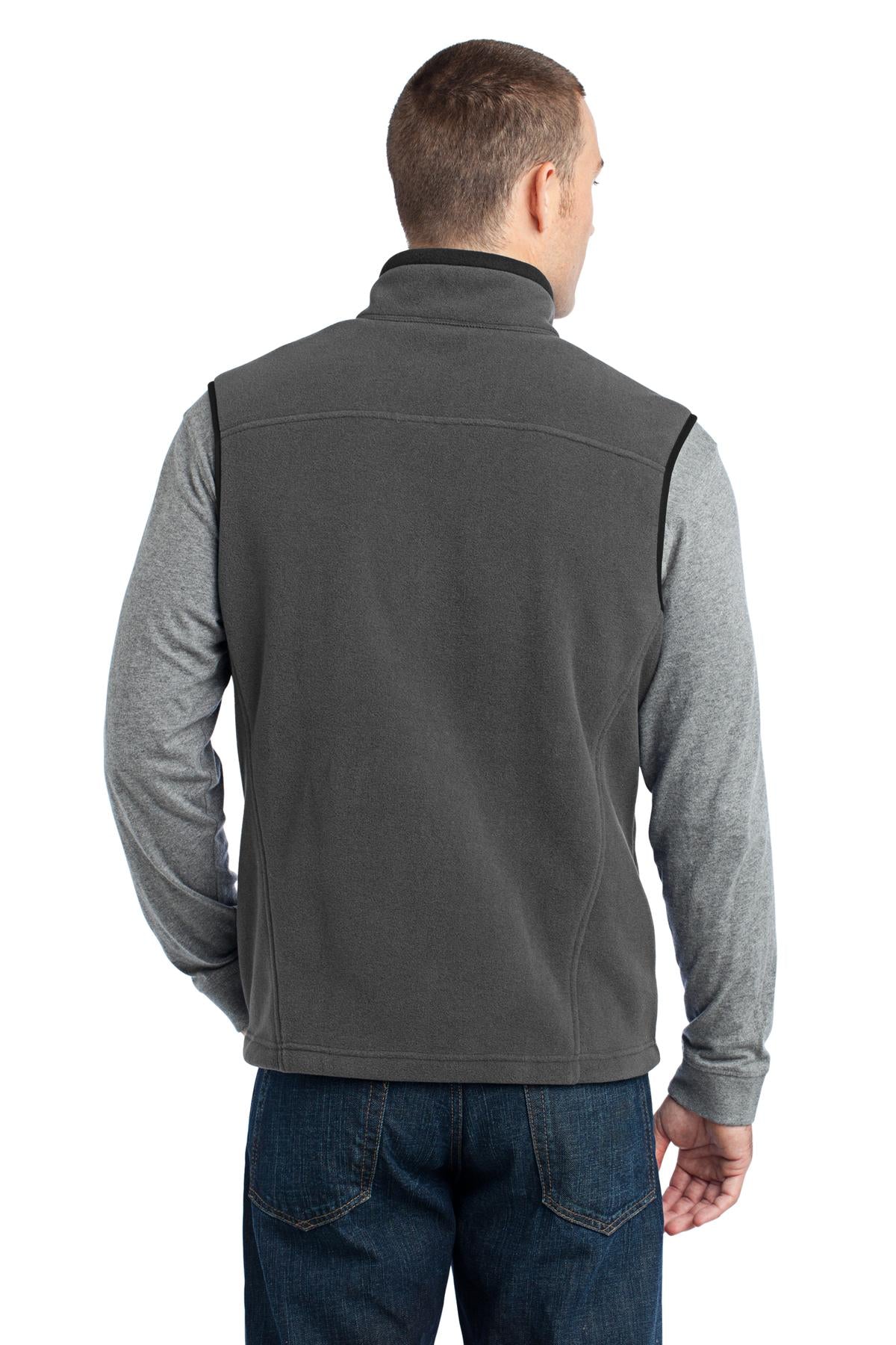 Custom Embroidered Eddie Bauer - Fleece Vest. EB204,Grey Steel