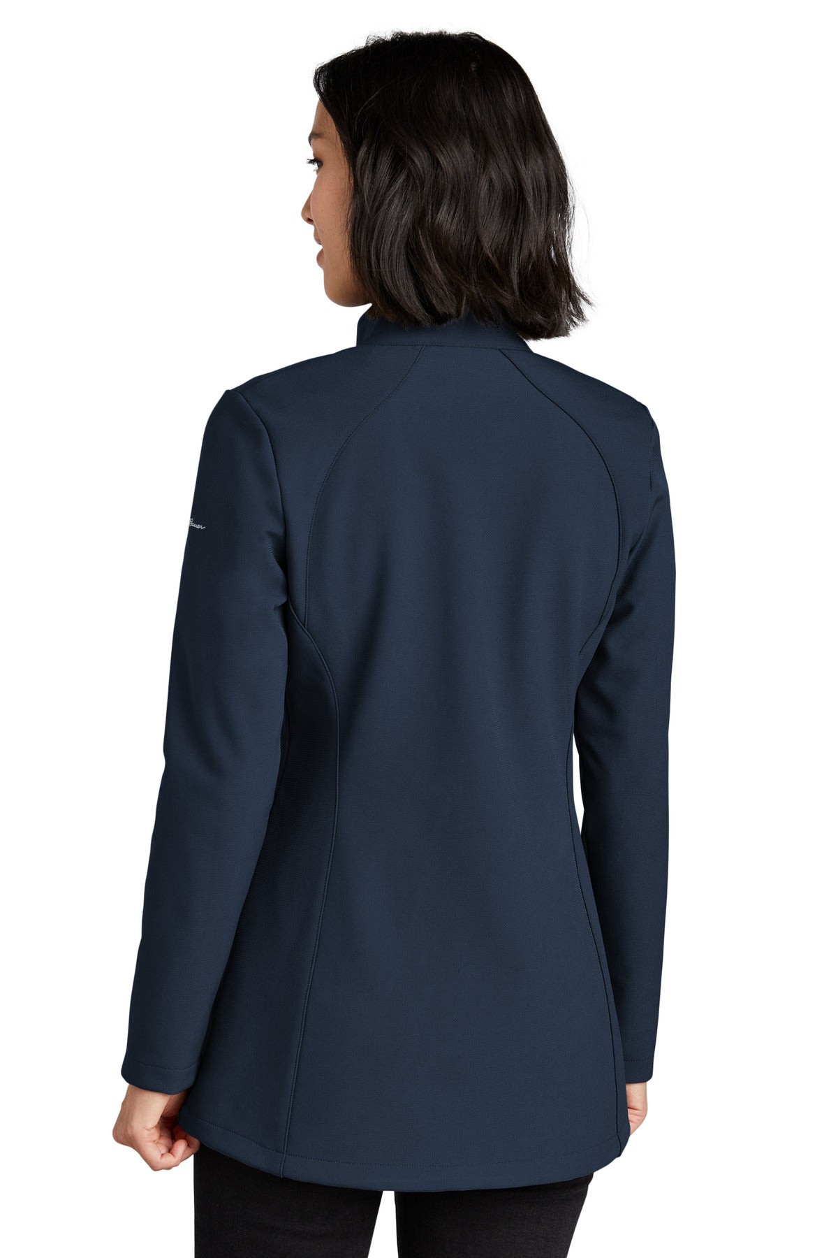 Custom Embroidered Eddie Bauer Women's Stretch Soft Shell Jacket EB545,River Blue Navy