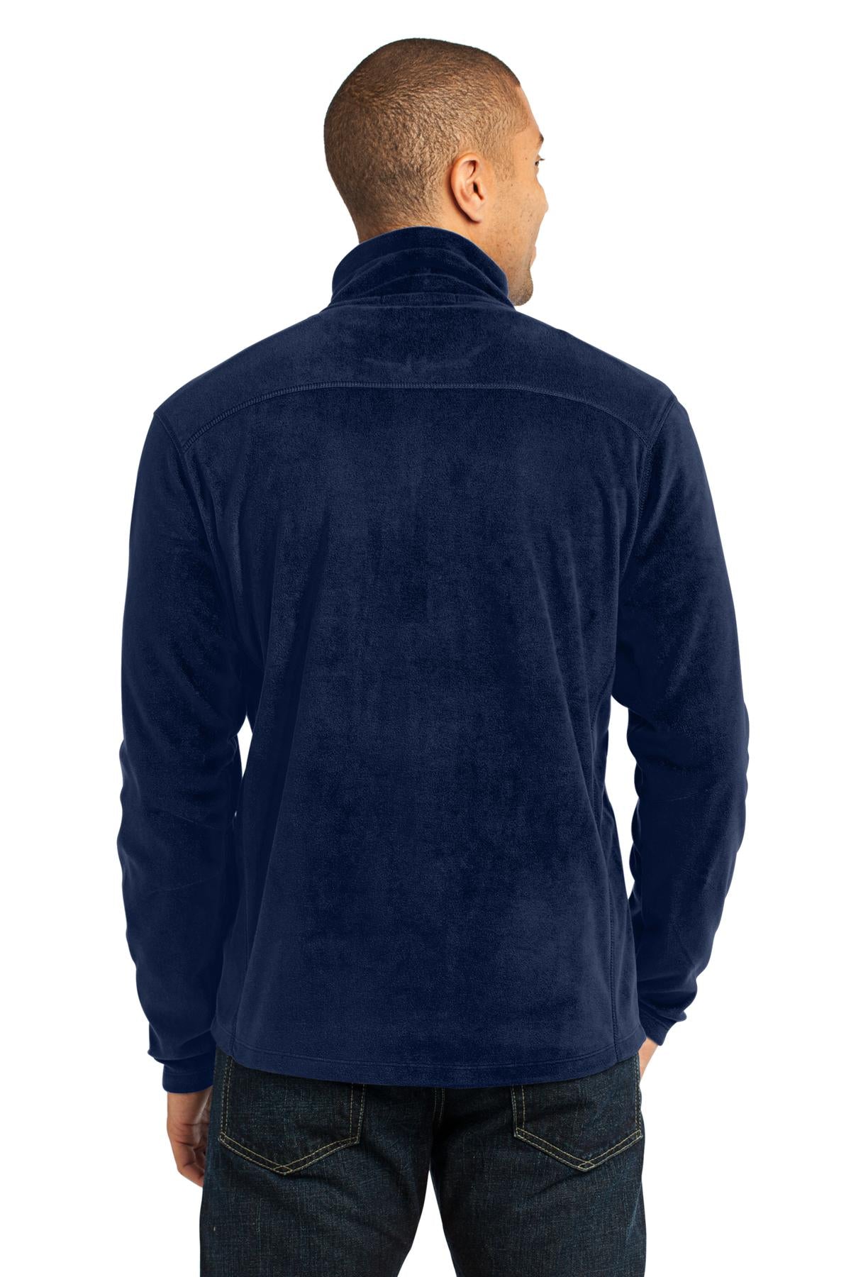 Custom Embroidered Port Authority Microfleece 1/2-Zip Pullover. F224,True Navy
