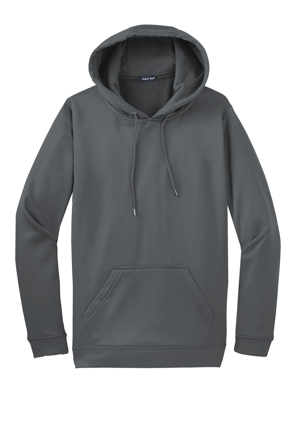 Sport-Tek Sport-Wick Fleece Hooded Pullover. F244 Dark Smoke Grey