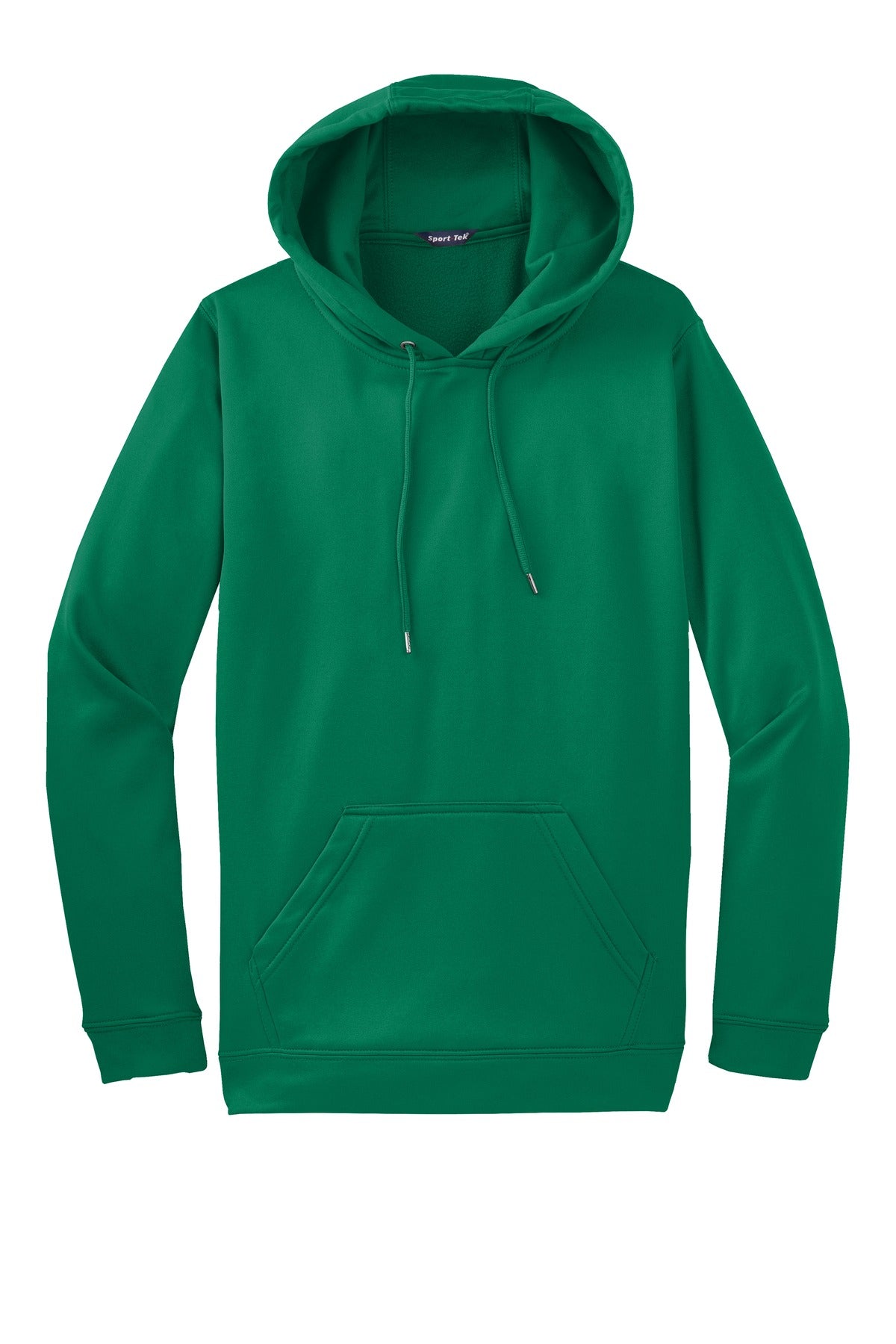 Sport-Tek Sport-Wick Fleece Hooded Pullover. F244 Kelly Green