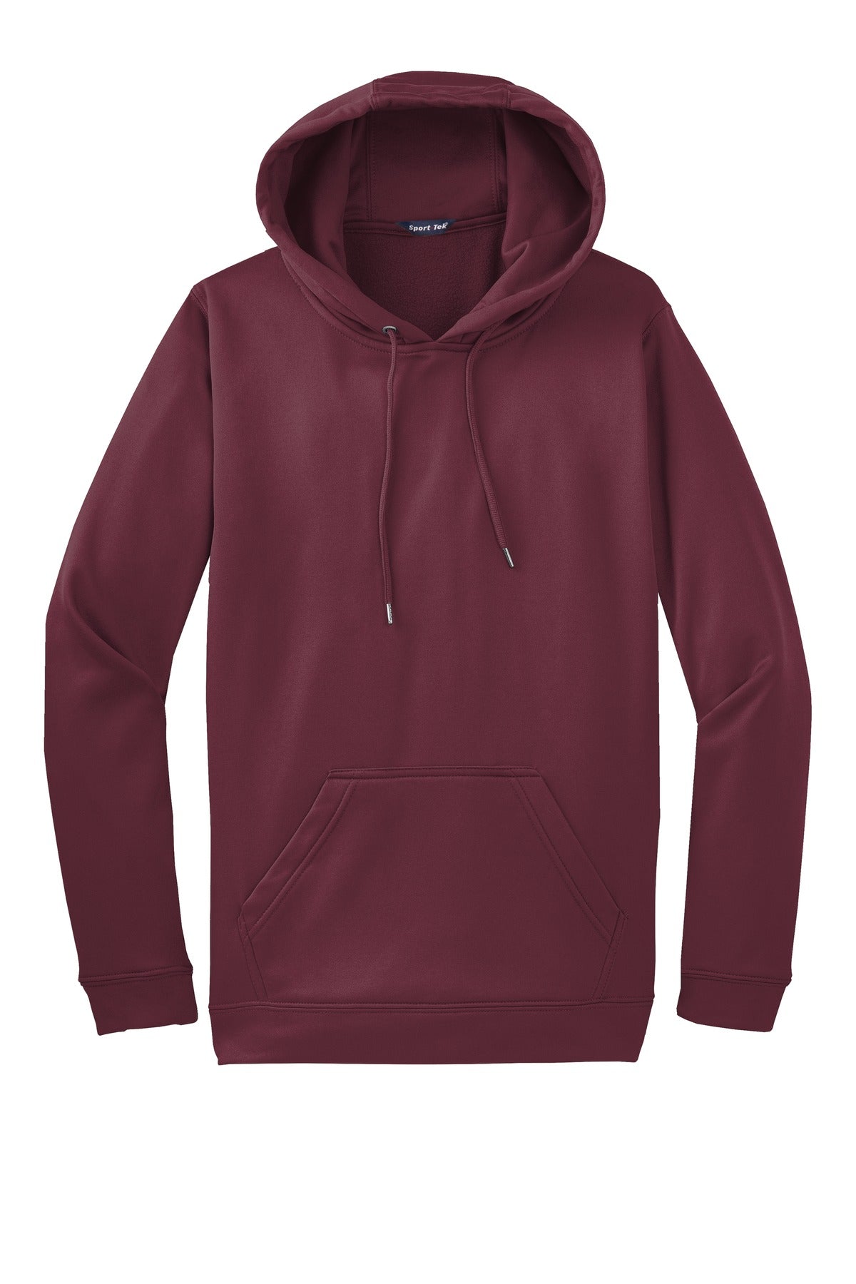 Sport-Tek Sport-Wick Fleece Hooded Pullover. F244 Maroon