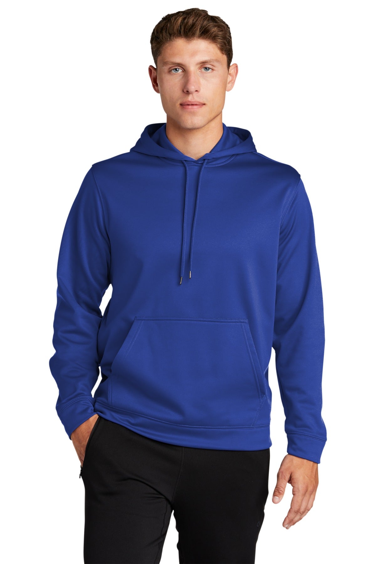 Sport-Tek Sport-Wick Fleece Hooded Pullover. F244 True Royal