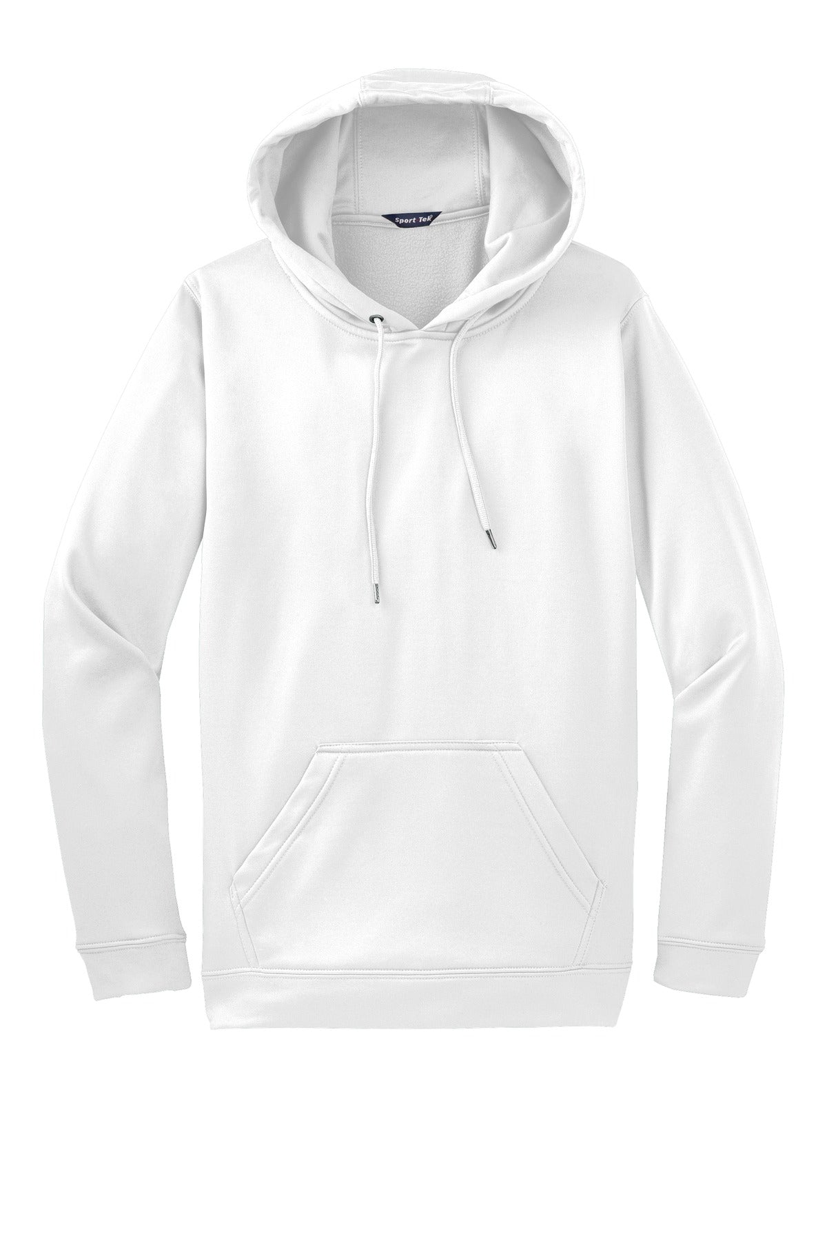 Sport-Tek Sport-Wick Fleece Hooded Pullover. F244 White
