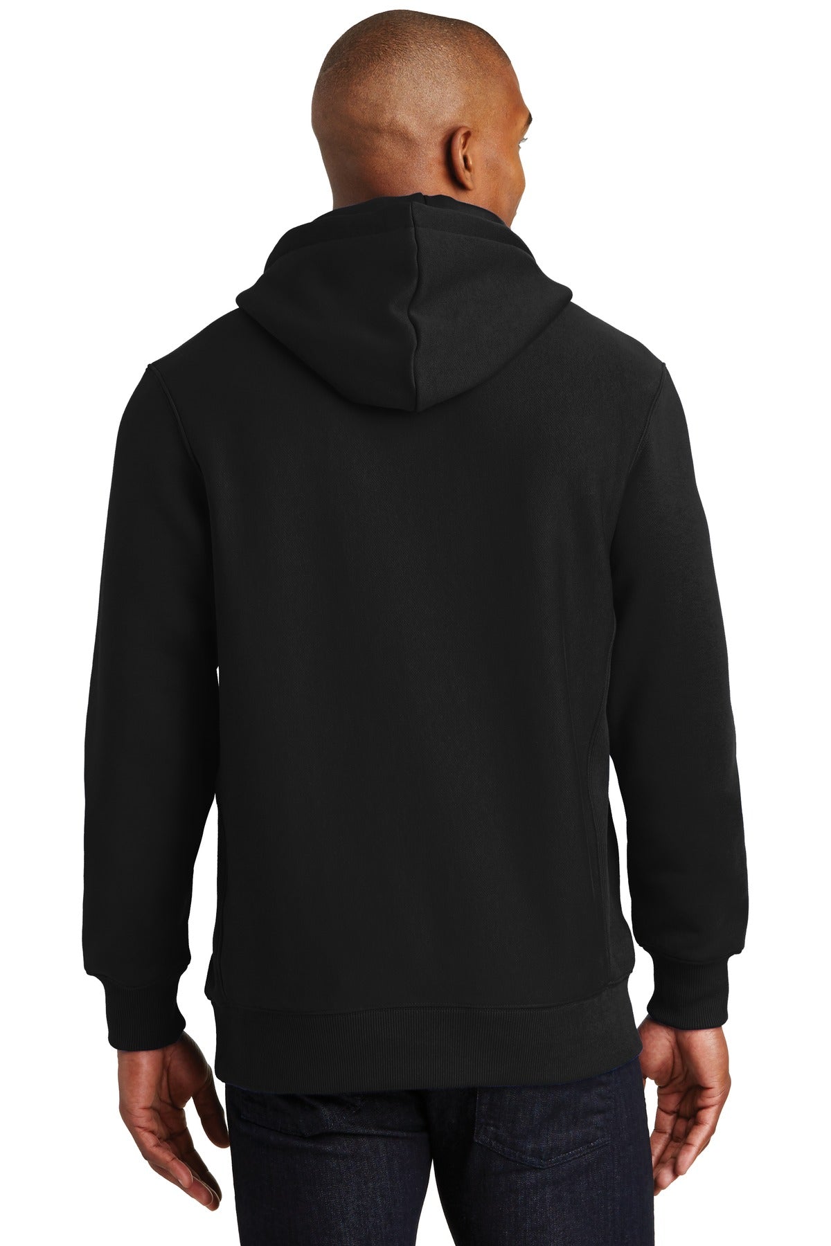 Custom Embroidered Sport-Tek Super Heavyweight Pullover Hooded Sweatshirt. F281,Black
