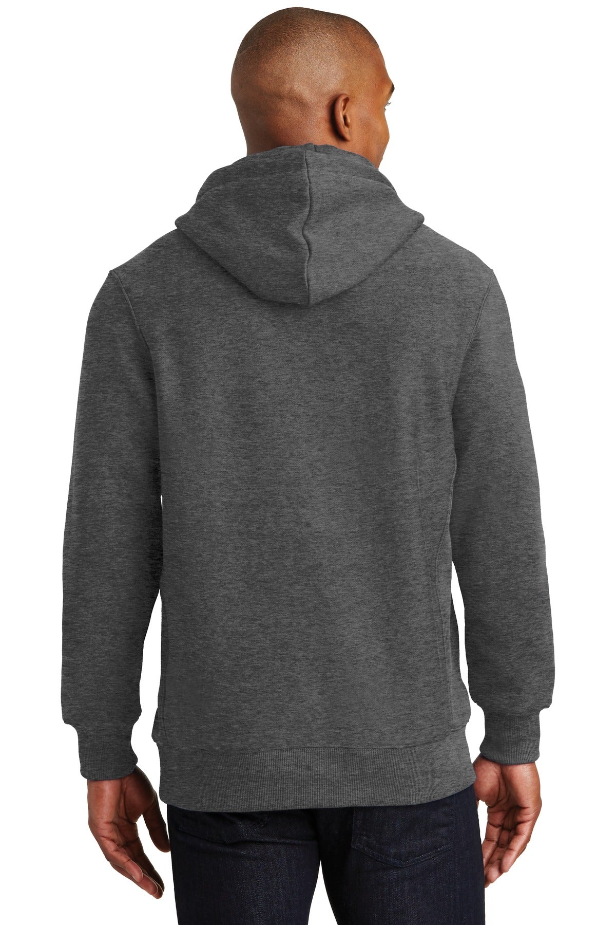 Custom Embroidered Sport-Tek Super Heavyweight Pullover Hooded Sweatshirt. F281,Graphite Heather