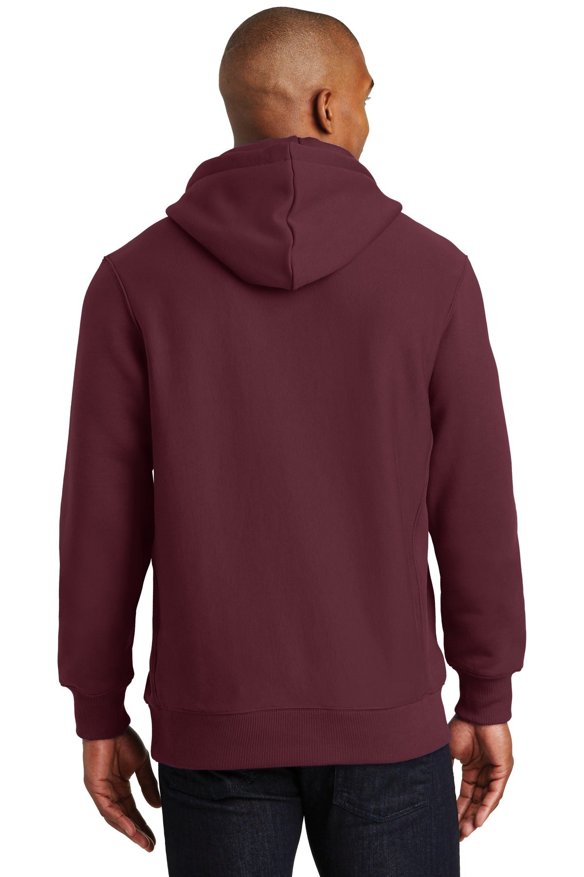 Custom Embroidered Sport-Tek Super Heavyweight Pullover Hooded Sweatshirt. F281,Maroon