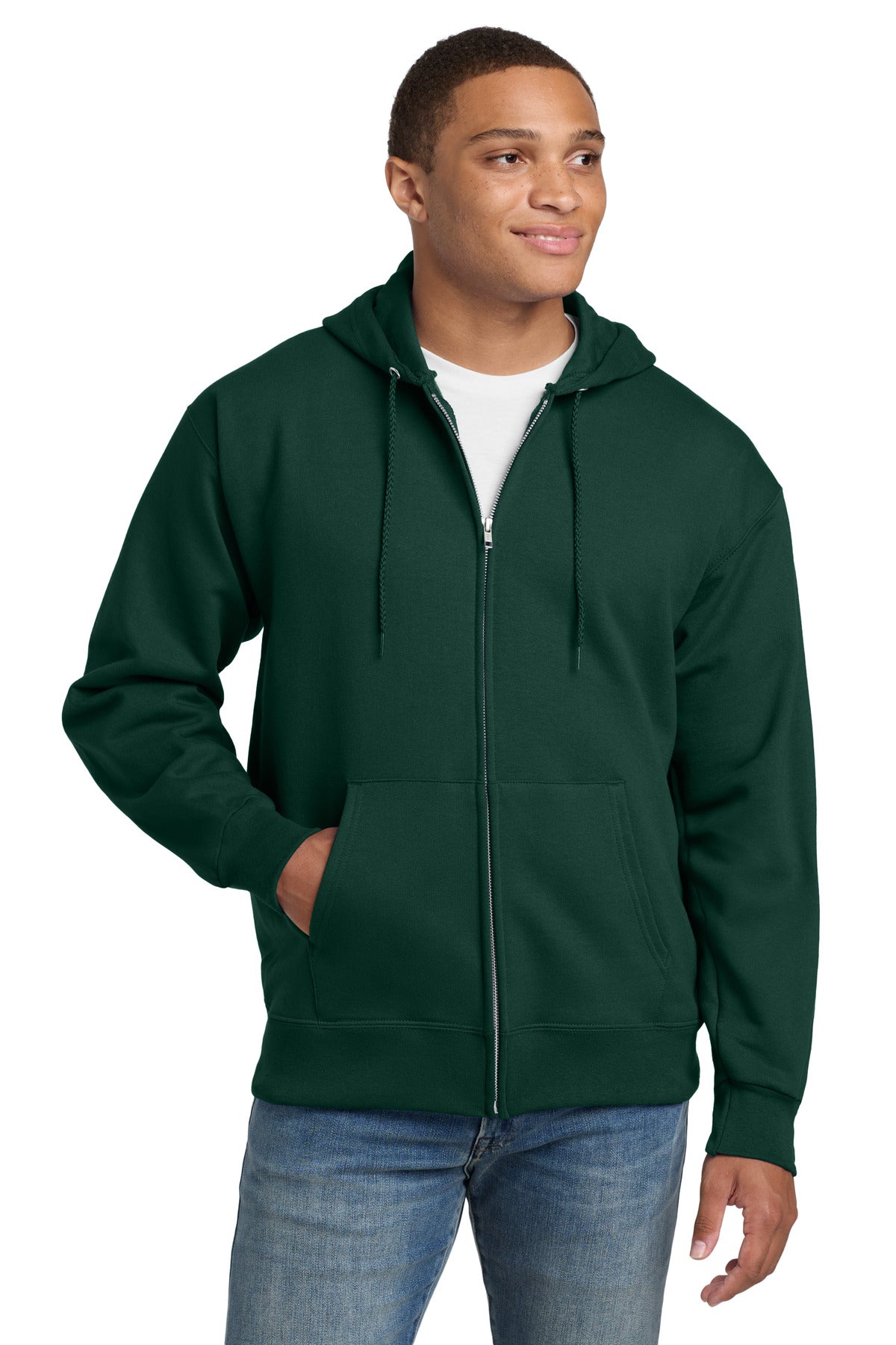 Hanes Ultimate Cotton - Full-Zip Hooded Sweatshirt. F283