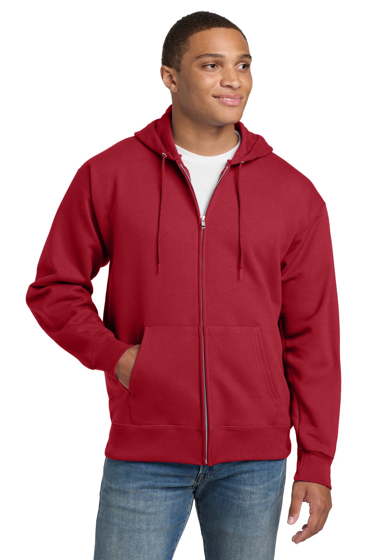 Hanes Ultimate Cotton - Full-Zip Hooded Sweatshirt. F283