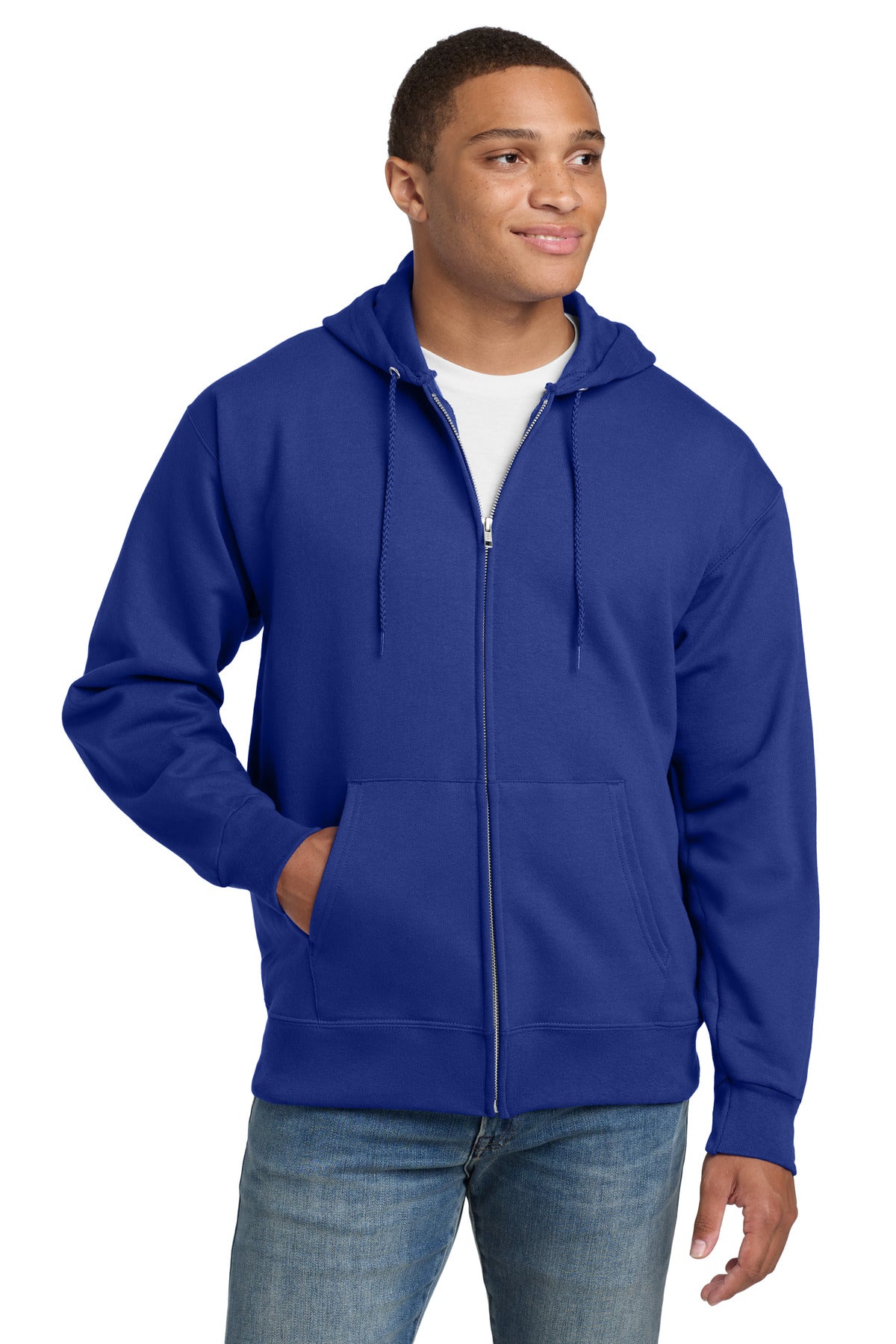 Hanes Ultimate Cotton - Full-Zip Hooded Sweatshirt. F283