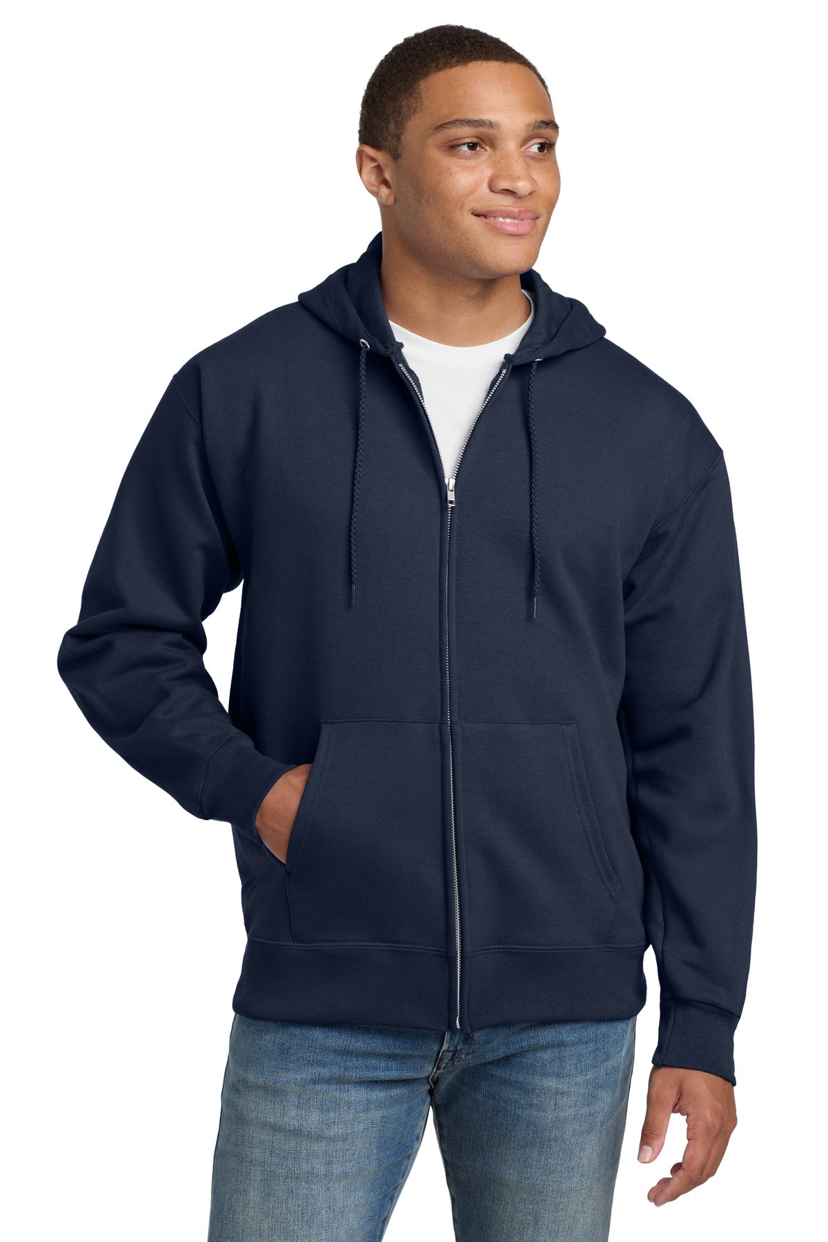 Hanes Ultimate Cotton - Full-Zip Hooded Sweatshirt. F283