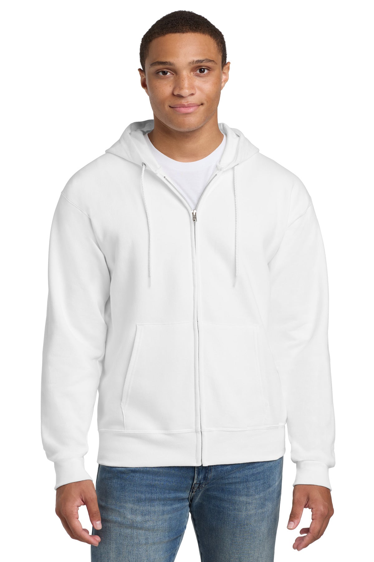 Hanes Ultimate Cotton - Full-Zip Hooded Sweatshirt. F283