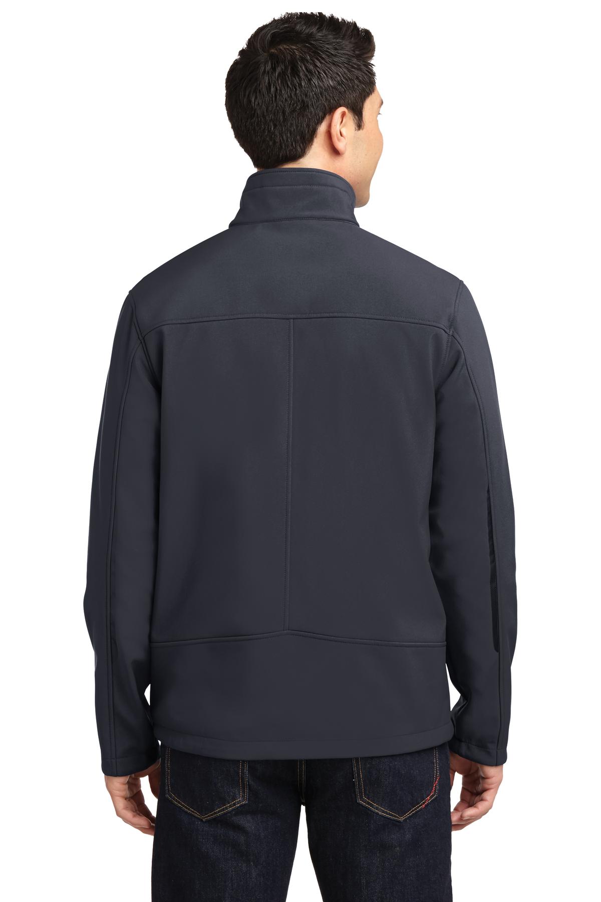 Custom Embroidered Port Authority Welded Soft Shell Jacket. J324,Battleship Grey