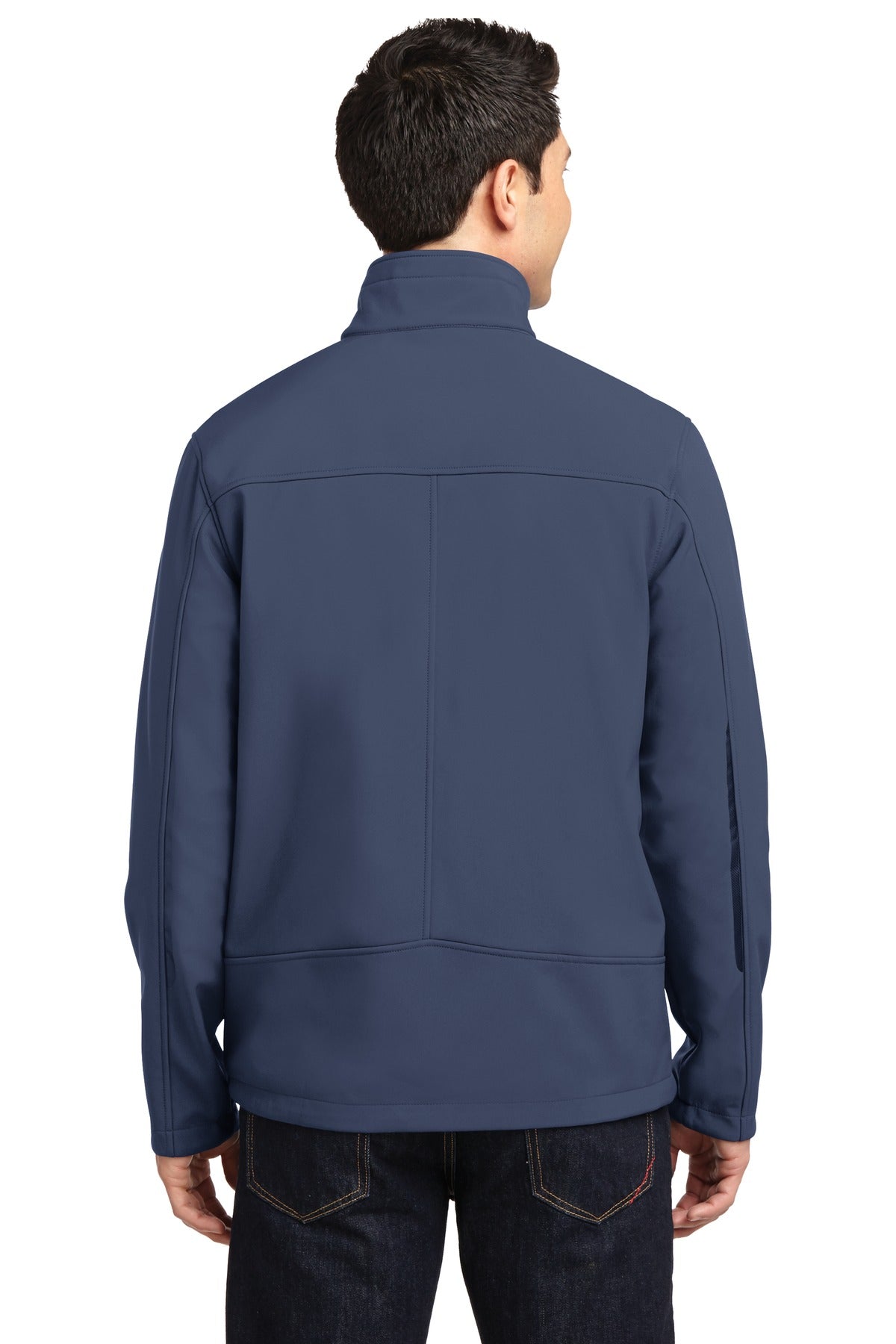 Custom Embroidered Port Authority Welded Soft Shell Jacket. J324,Dress Blue Navy
