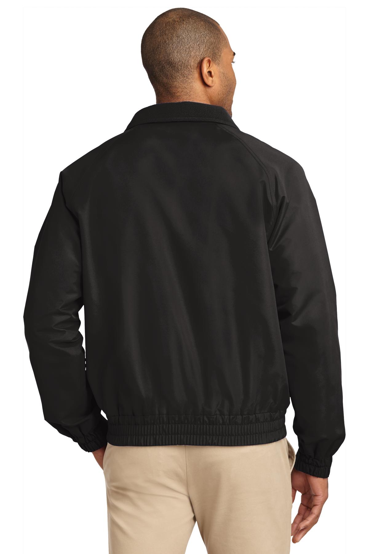 Custom Embroidered Port Authority Lightweight Charger Jacket. J329,True Black