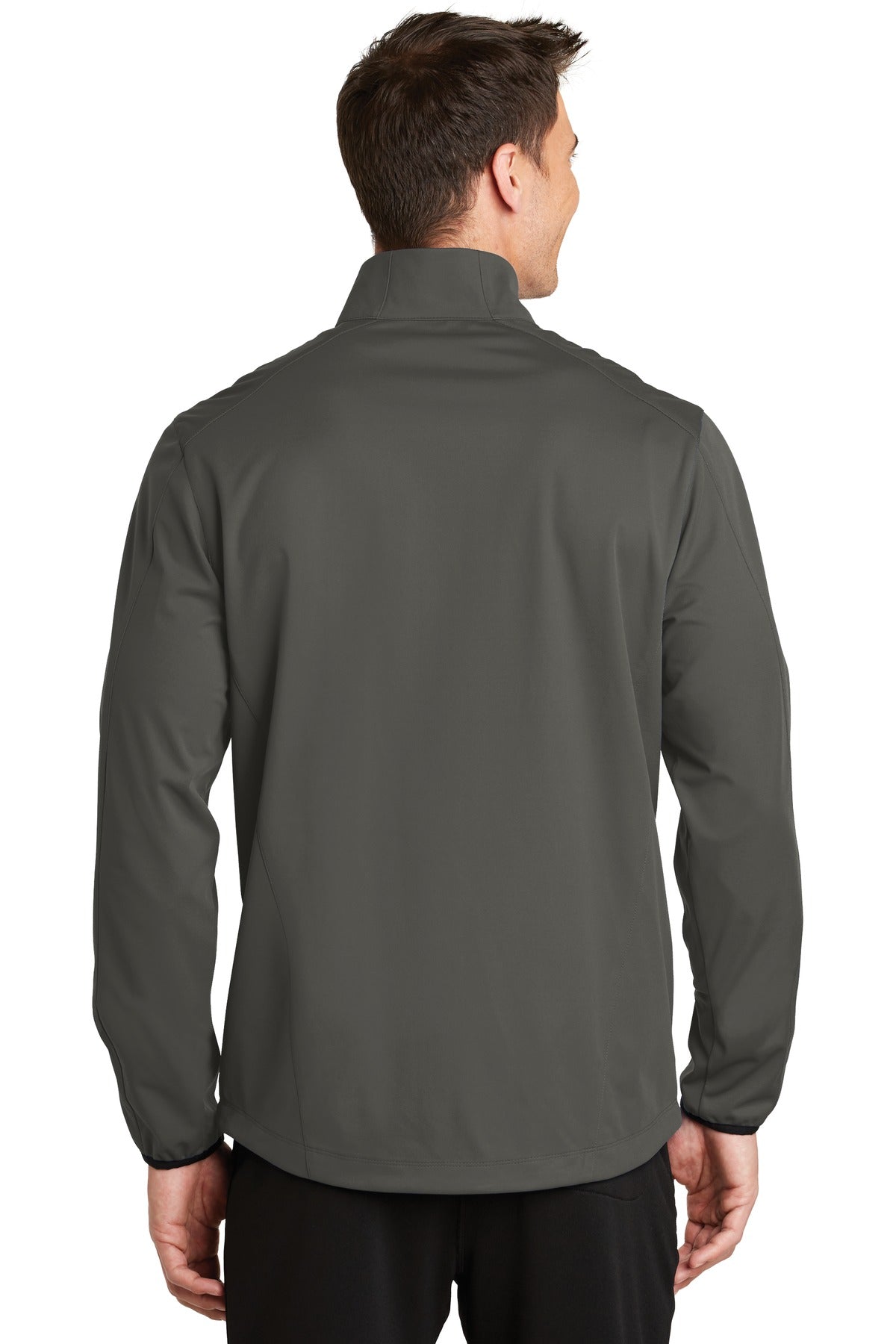 Custom Embroidered Port Authority Active Soft Shell Jacket. J717,Grey Steel