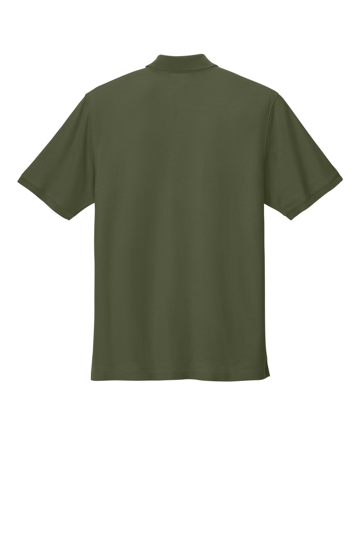 Custom Embroidered Port Authority Polos in Olive Drab Green