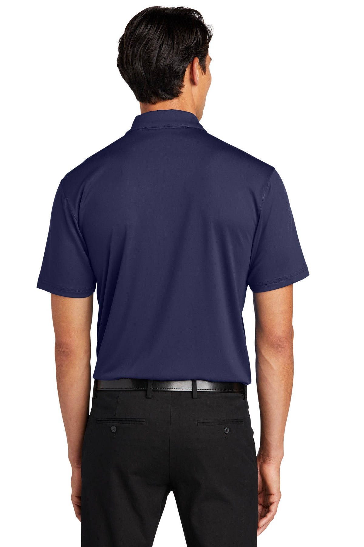 Custom Embroidered Port Authority Performance Staff Polo K398,True Navy