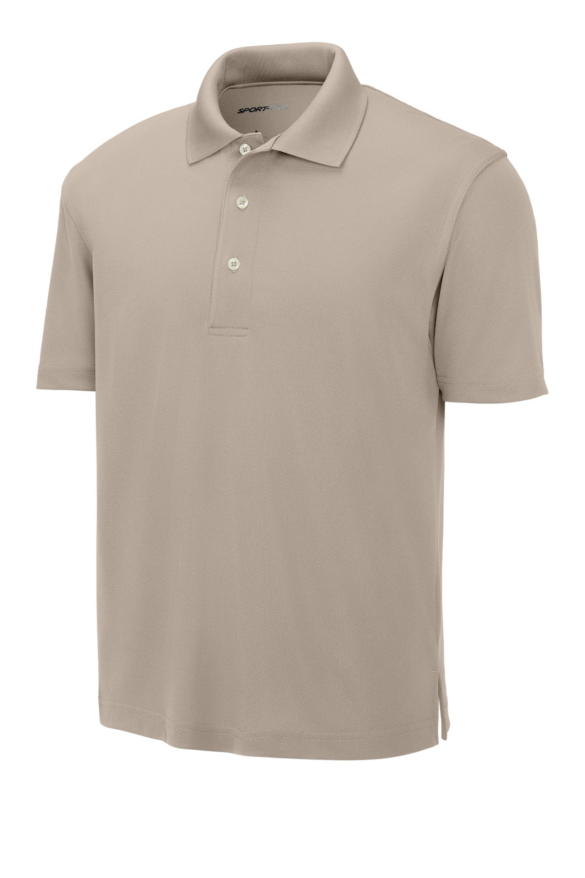 Sport-Tek Dri-Mesh Polo. K469 Sandstone