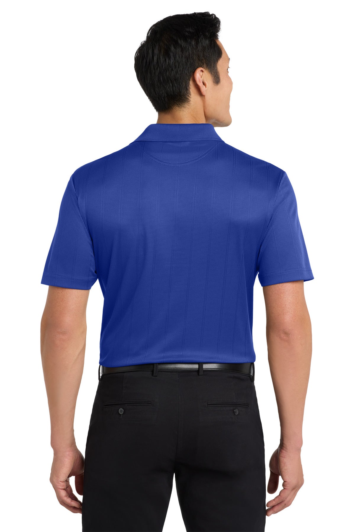 Custom Embroidered Port Authority Performance Fine Jacquard Polo. K528,Hyper Blue